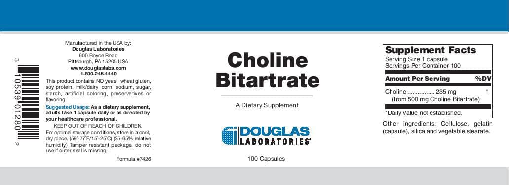 Douglas Laboratories Choline Bitartrate