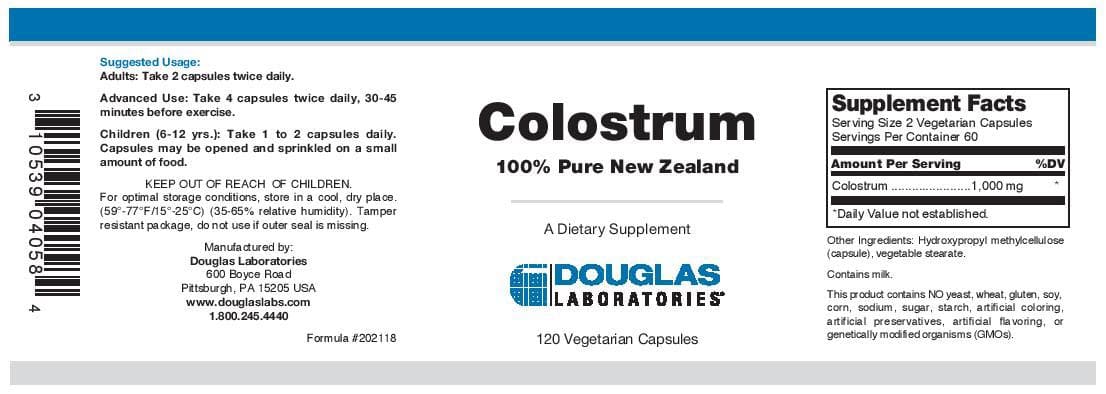 Douglas Laboratories Colostrum Capsules