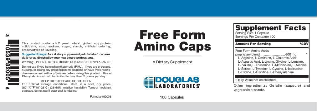 Douglas Laboratories Free Form Amino Acids Caps