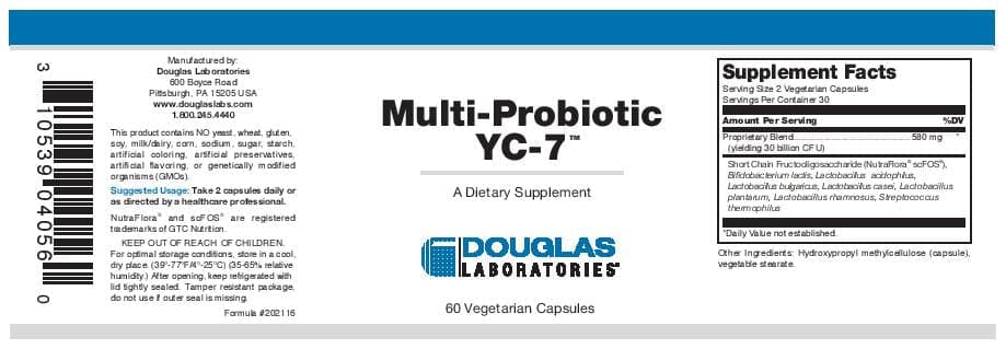 Douglas Laboratories Multi-Probiotic YC-7