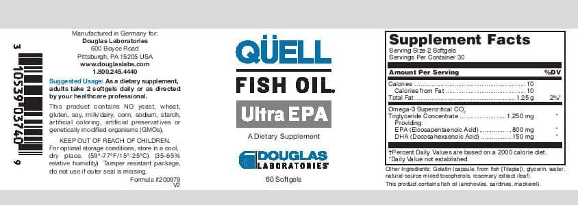 Douglas Laboratories QUELL Fish Oil - Ultra EPA