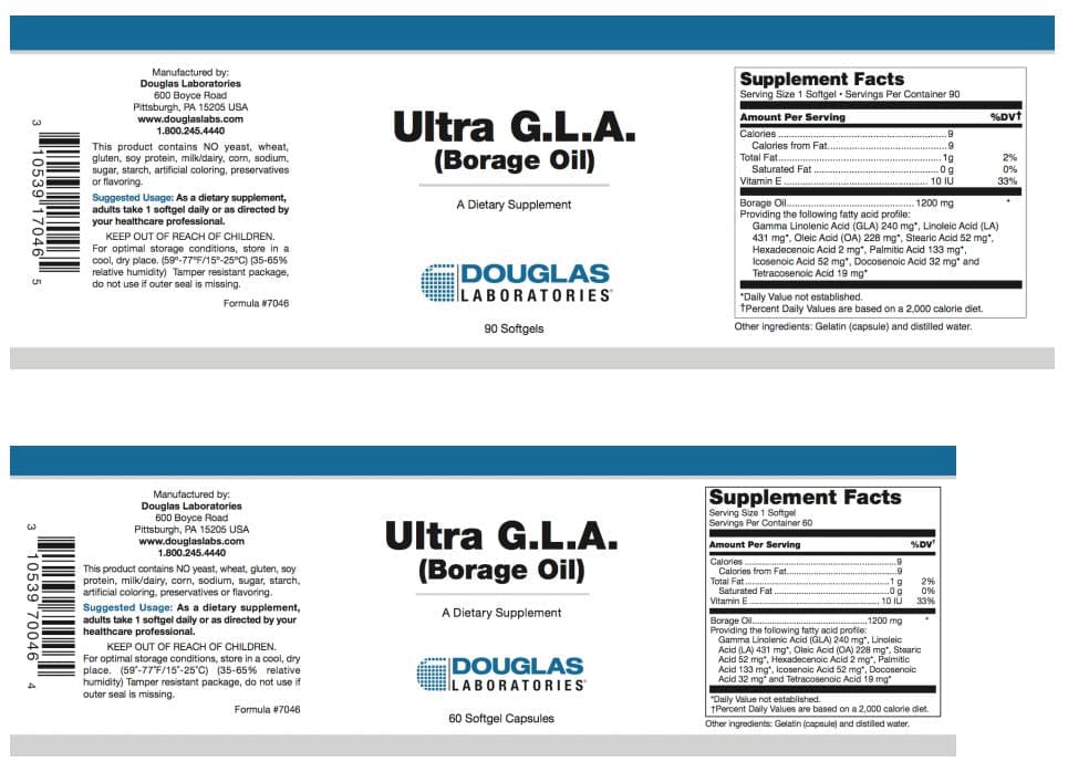 Douglas Laboratories Ultra G.L.A. (Borage Oil)