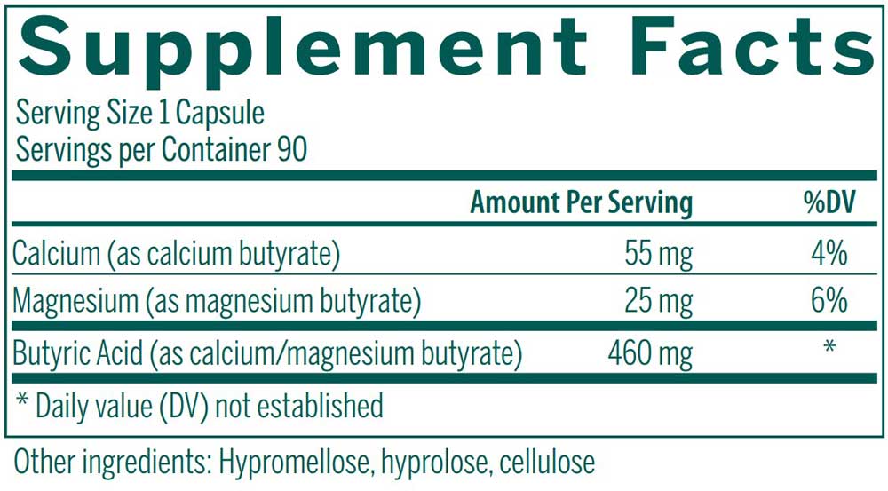 Genestra Brands Butyrate Complex