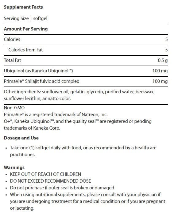 Life Extension Super Ubiquinol CoQ10 with Enhanced Mitochondrial Support Ingredients
