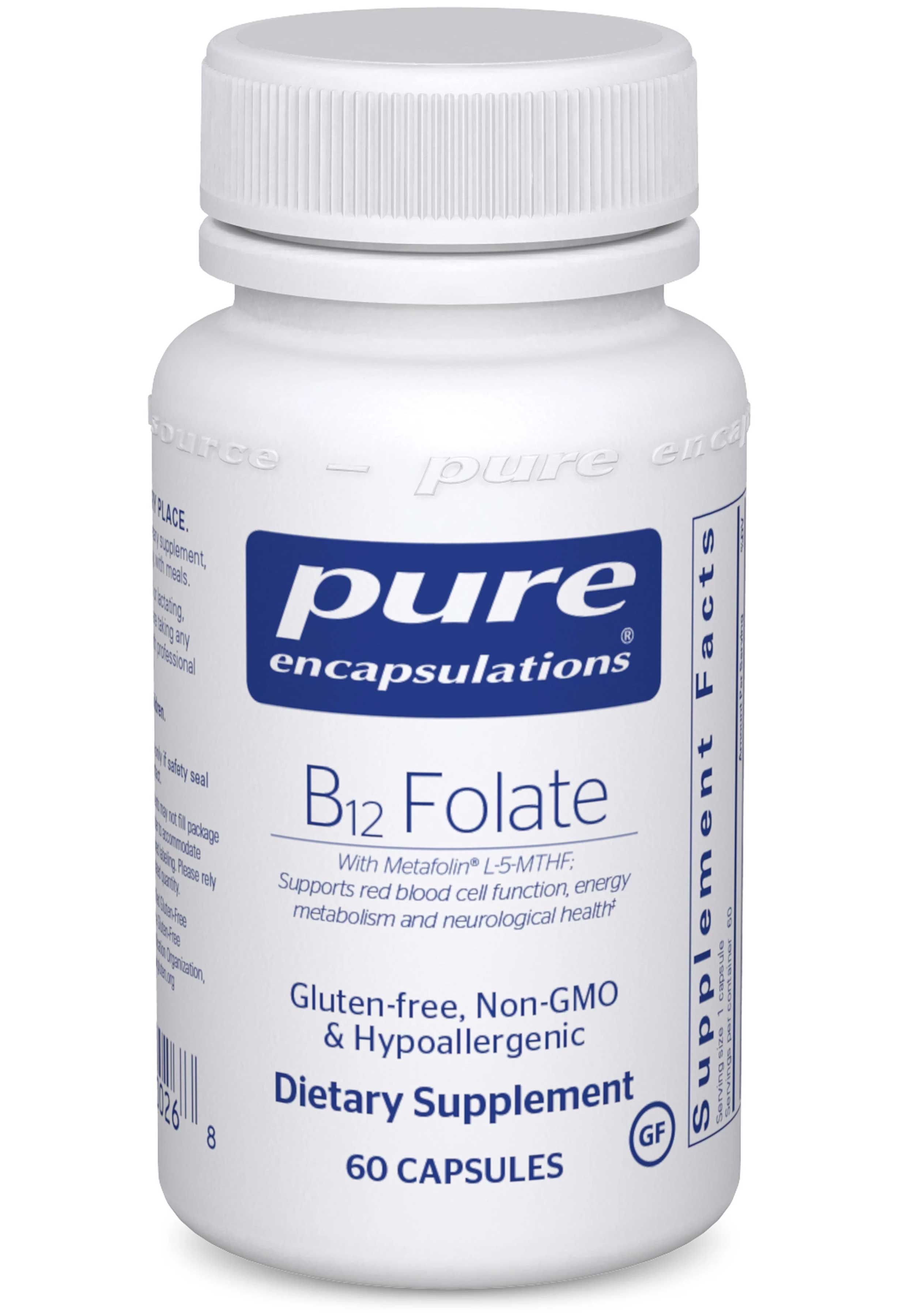 Pure Encapsulations B12 Folate