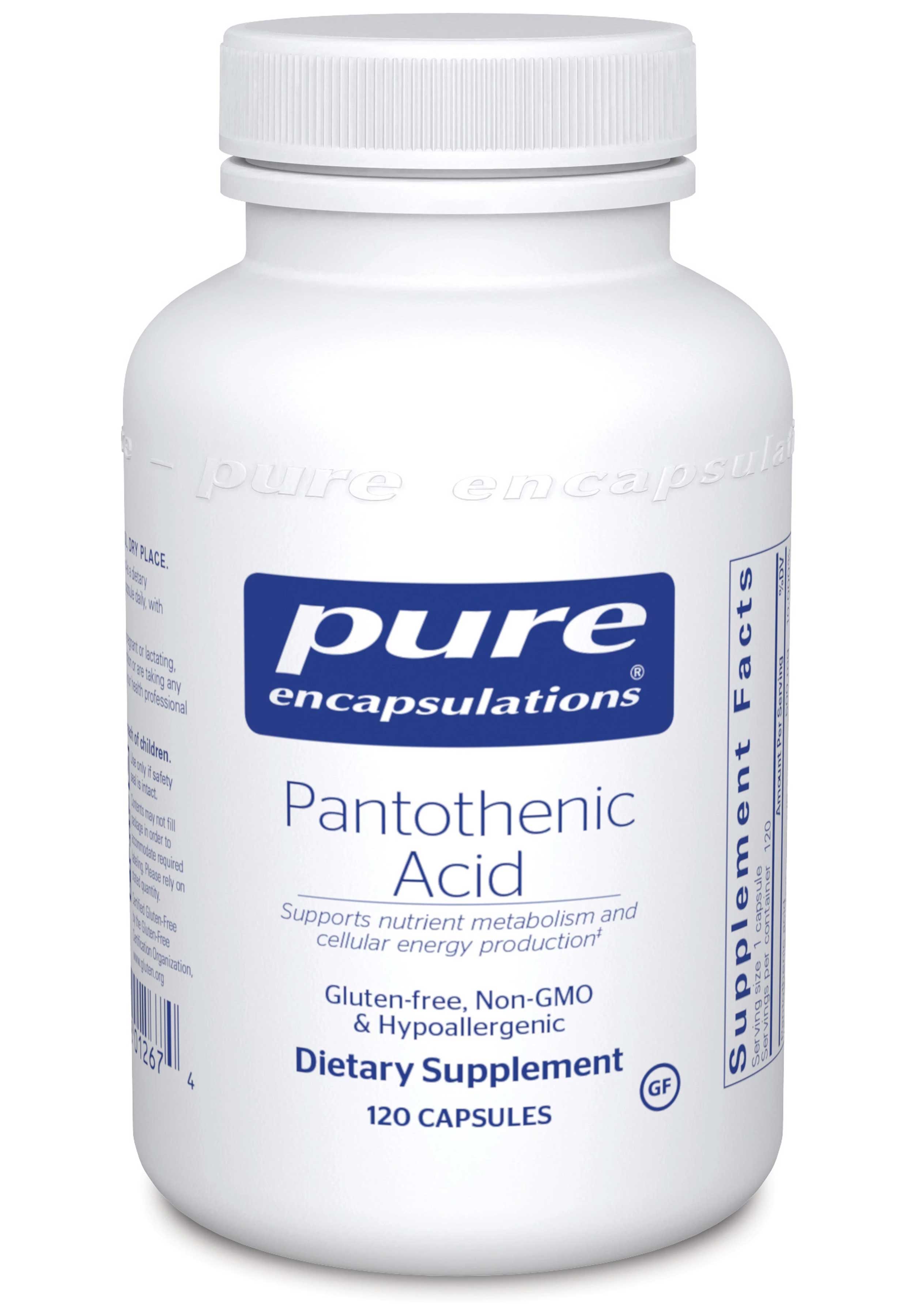 Pure Encapsulations Pantothenic Acid