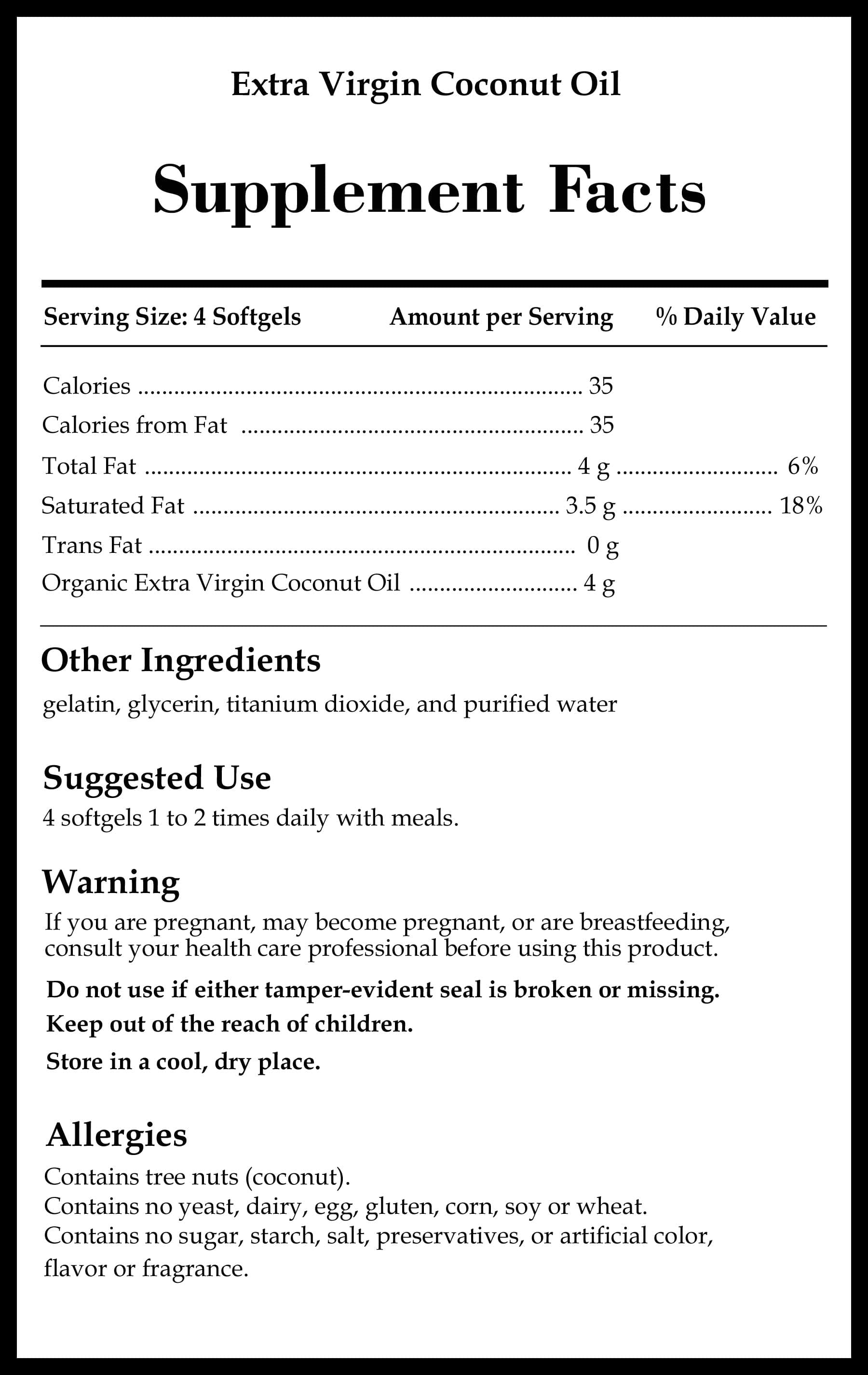 Source Naturals Extra Virgin Coconut Oil