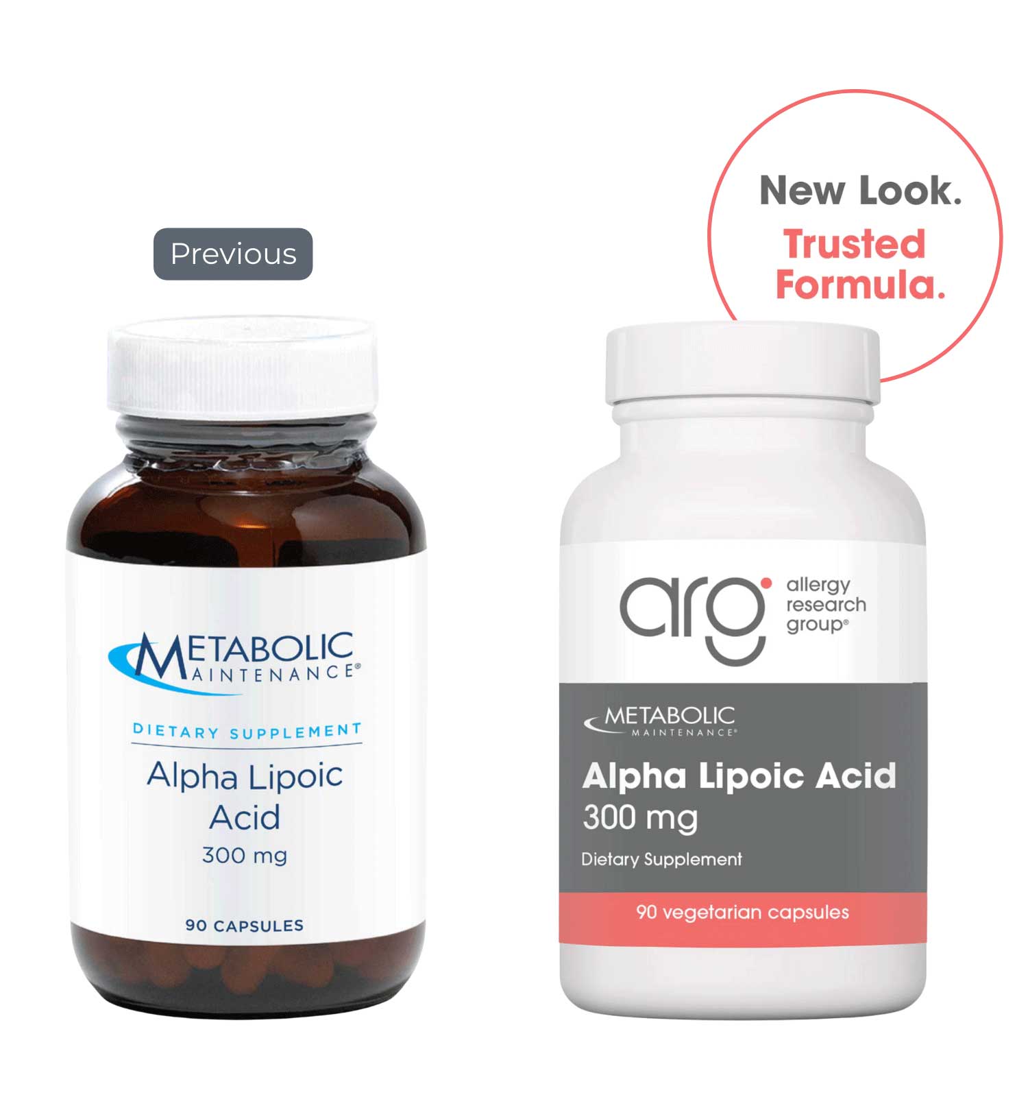 Allergy Research Group Alpha Lipoic Acid (Formerly Metabolic Maintenance) New Look
