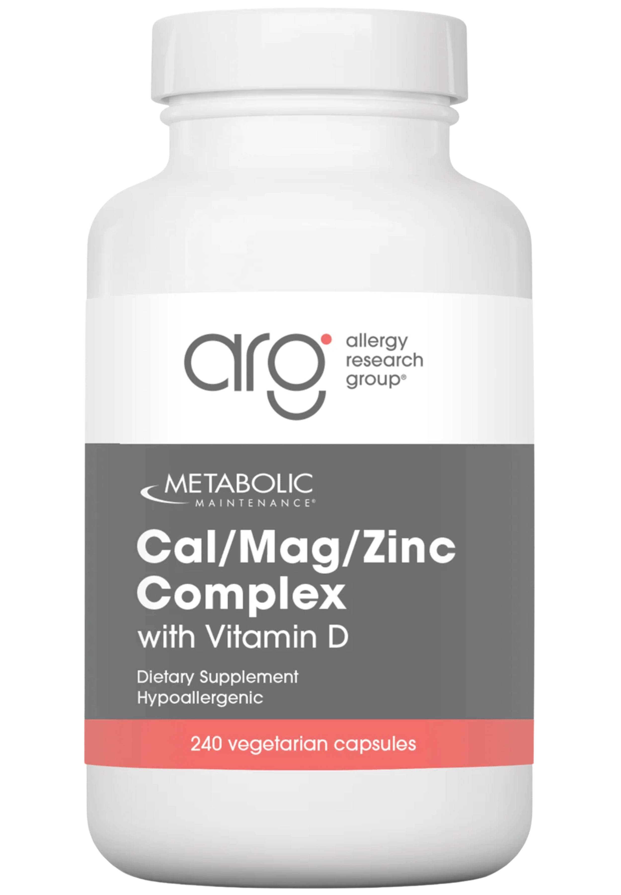 Allergy Research Group B-Complex Cal/Mag/Zinc Complex with Vitamin D (Formerly Metabolic Maintenance)