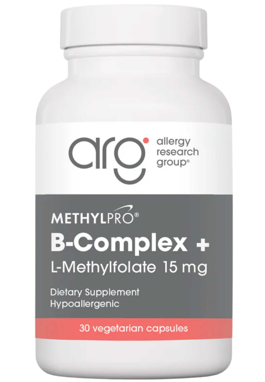 Allergy Research Group B-Complex + L-Methylfolate 15 mg (Formerly ...