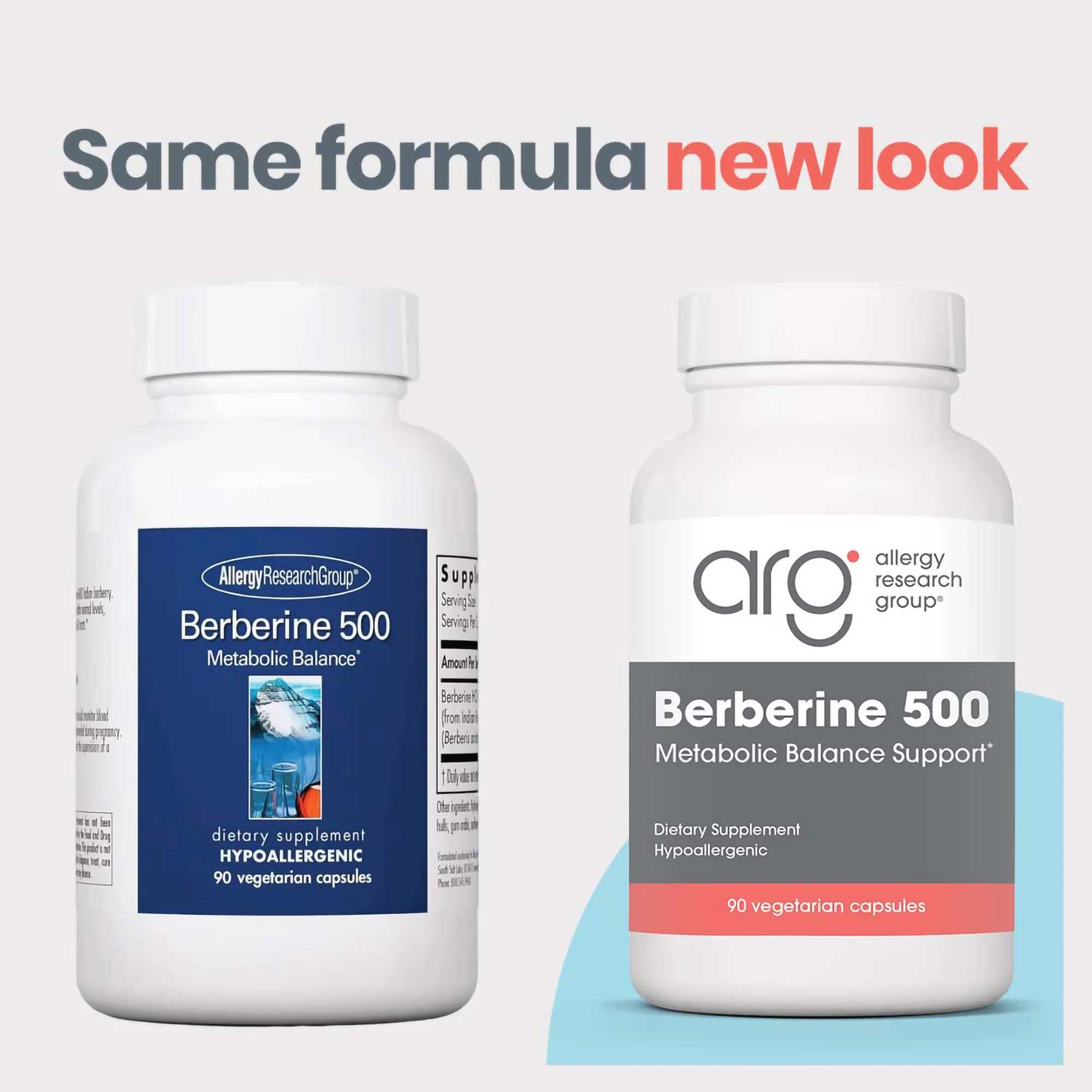 Allergy Research Group Berberine 500 New Look