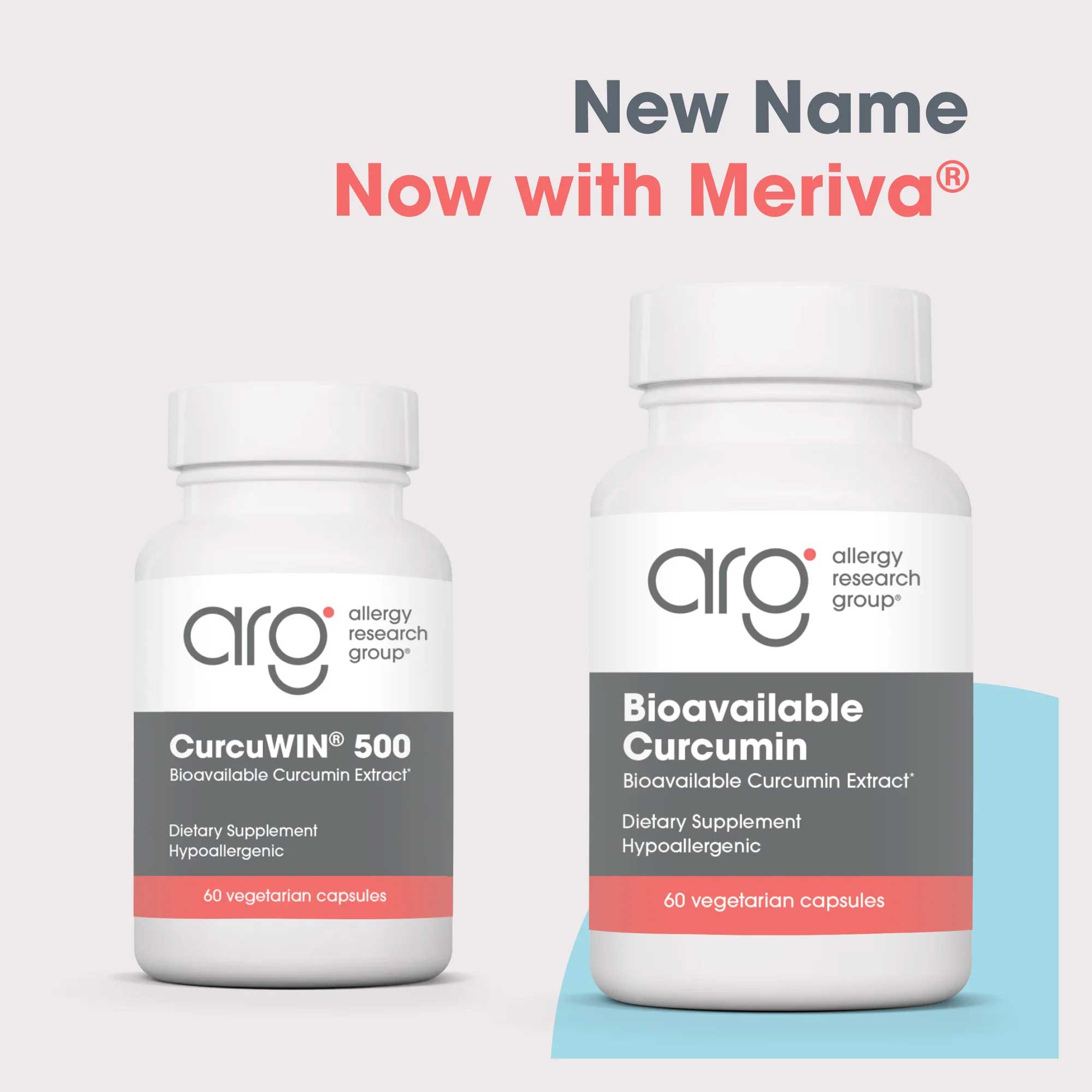Allergy Research Group Bioavailable Curcumin (Formerly CurcuWIN 500) New Look