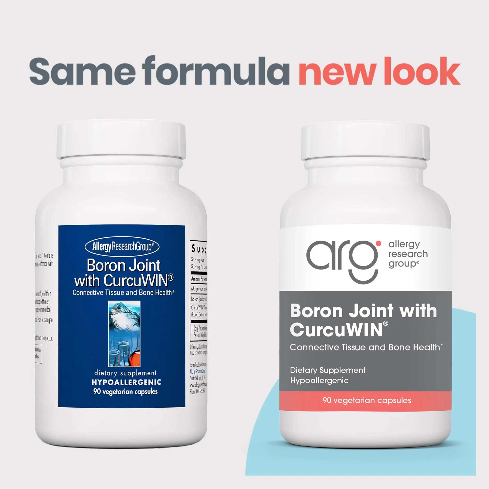 Allergy Research Group Boron Joint with CurcuWin New Look