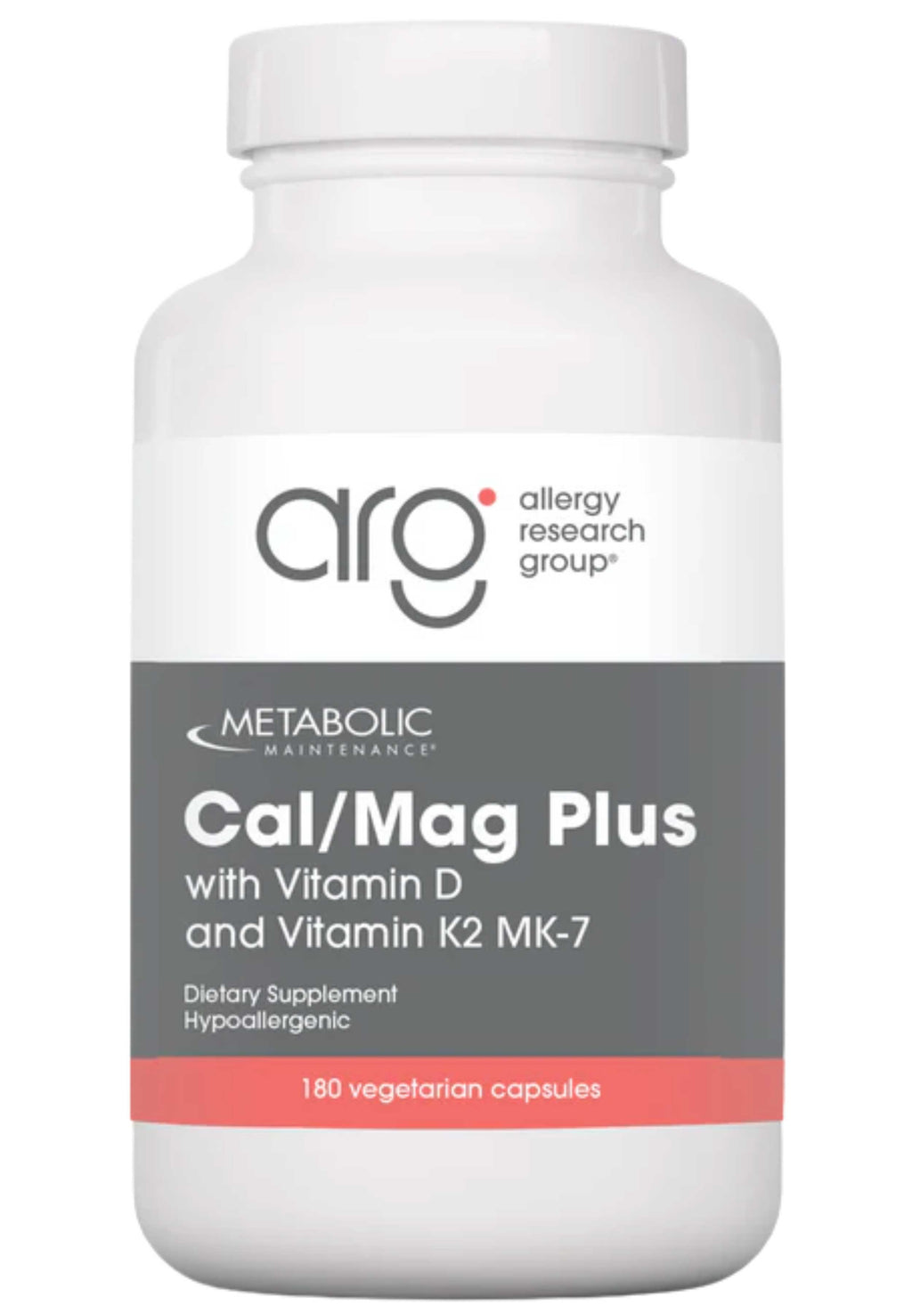 Calrig Plus Allergy Research Group Cal/Mag Plus w/ Vitamin D and K-2 (Formerly ...