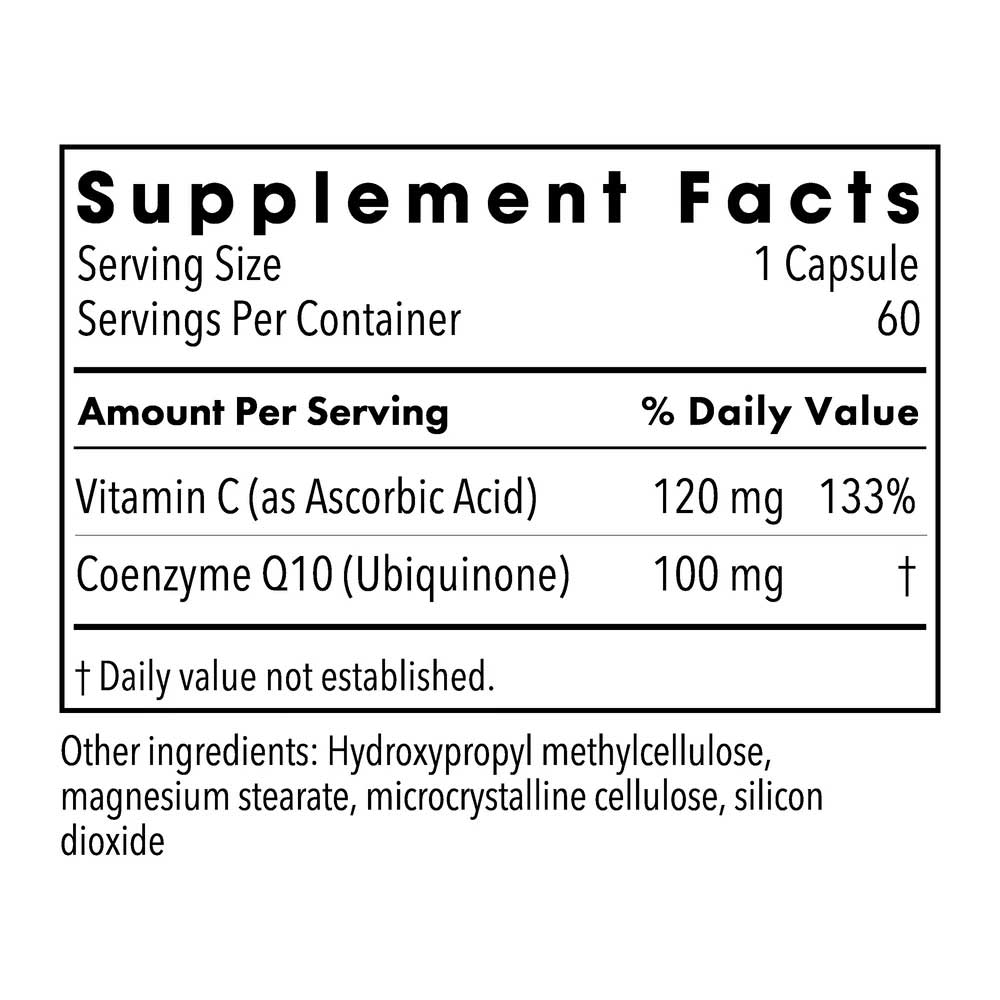 Allergy Research Group CoQ10 (Formerly Metabolic Maintenance) Ingredients