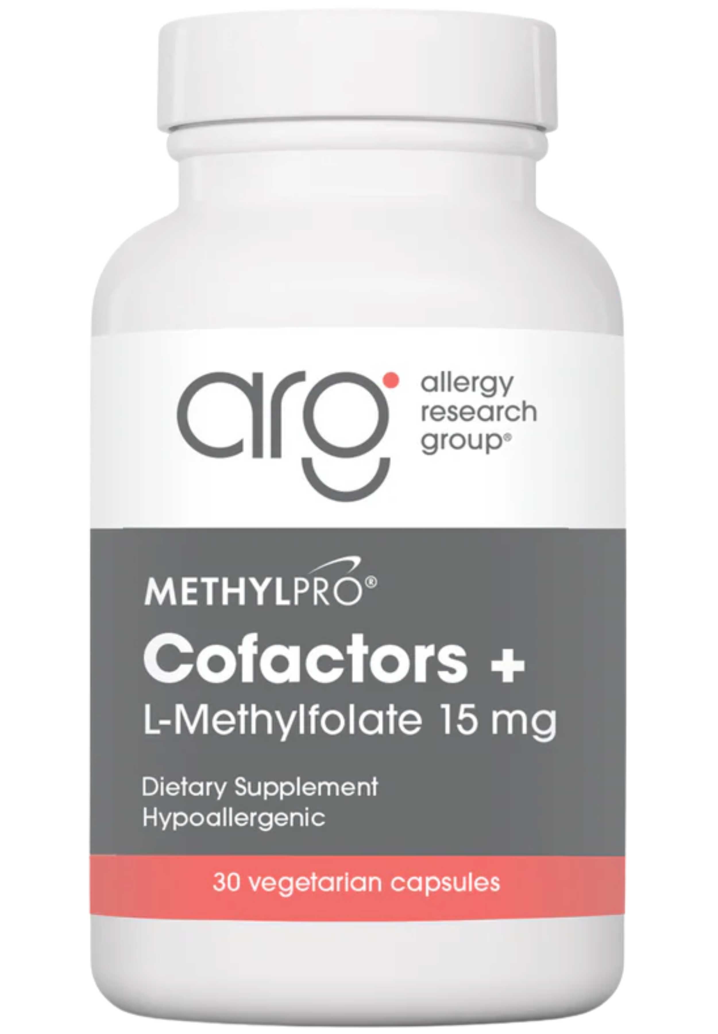 Allergy Research Group Cofactors + L-Methylfolate 15 mg (Formerly MethylPro)