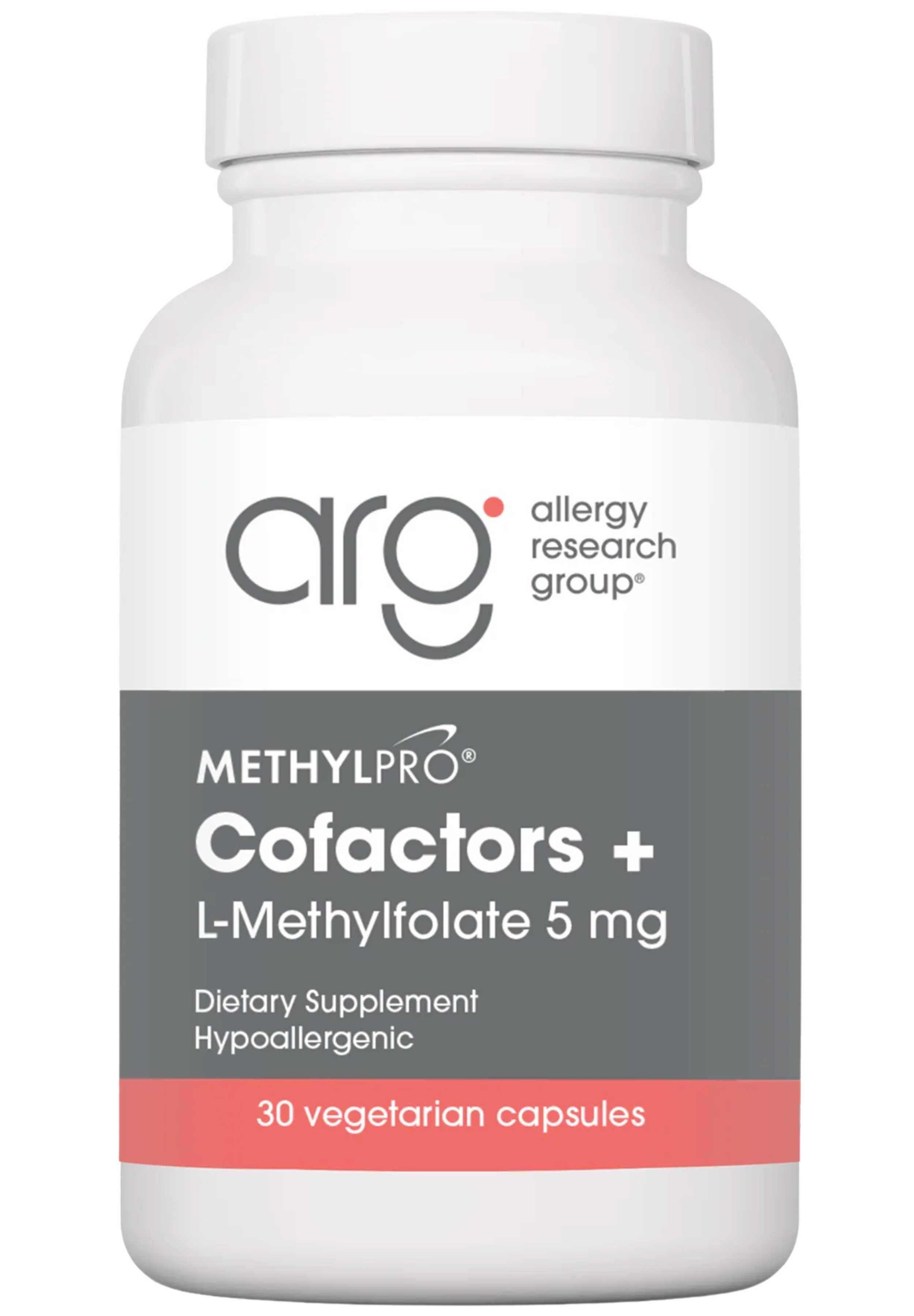 Allergy Research Group Cofactors + L-Methylfolate 5 mg (Formerly MethylPro)