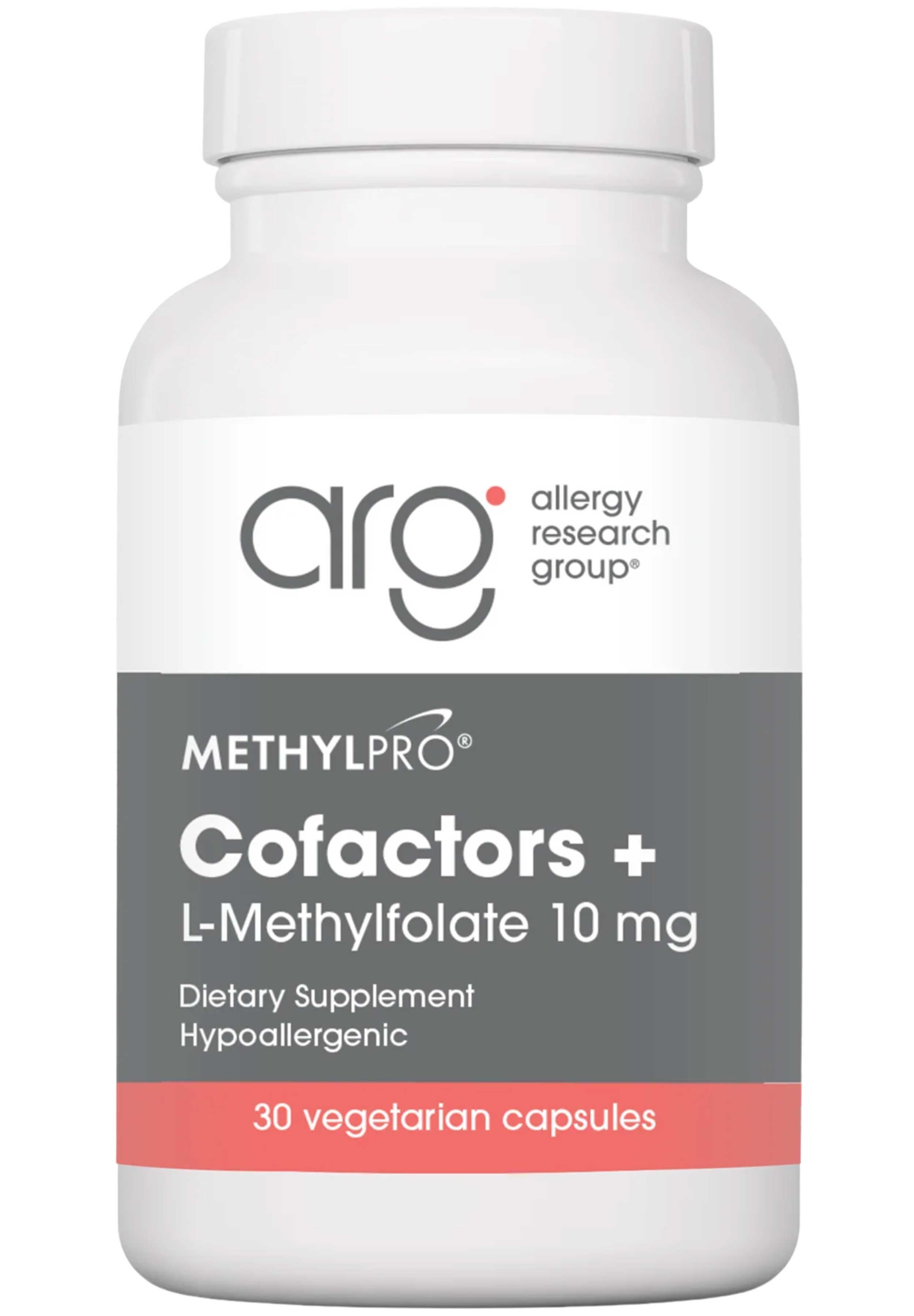 Allergy Research Group Cofactors + L-Methylfolate 10 mg (Formerly MethylPro)