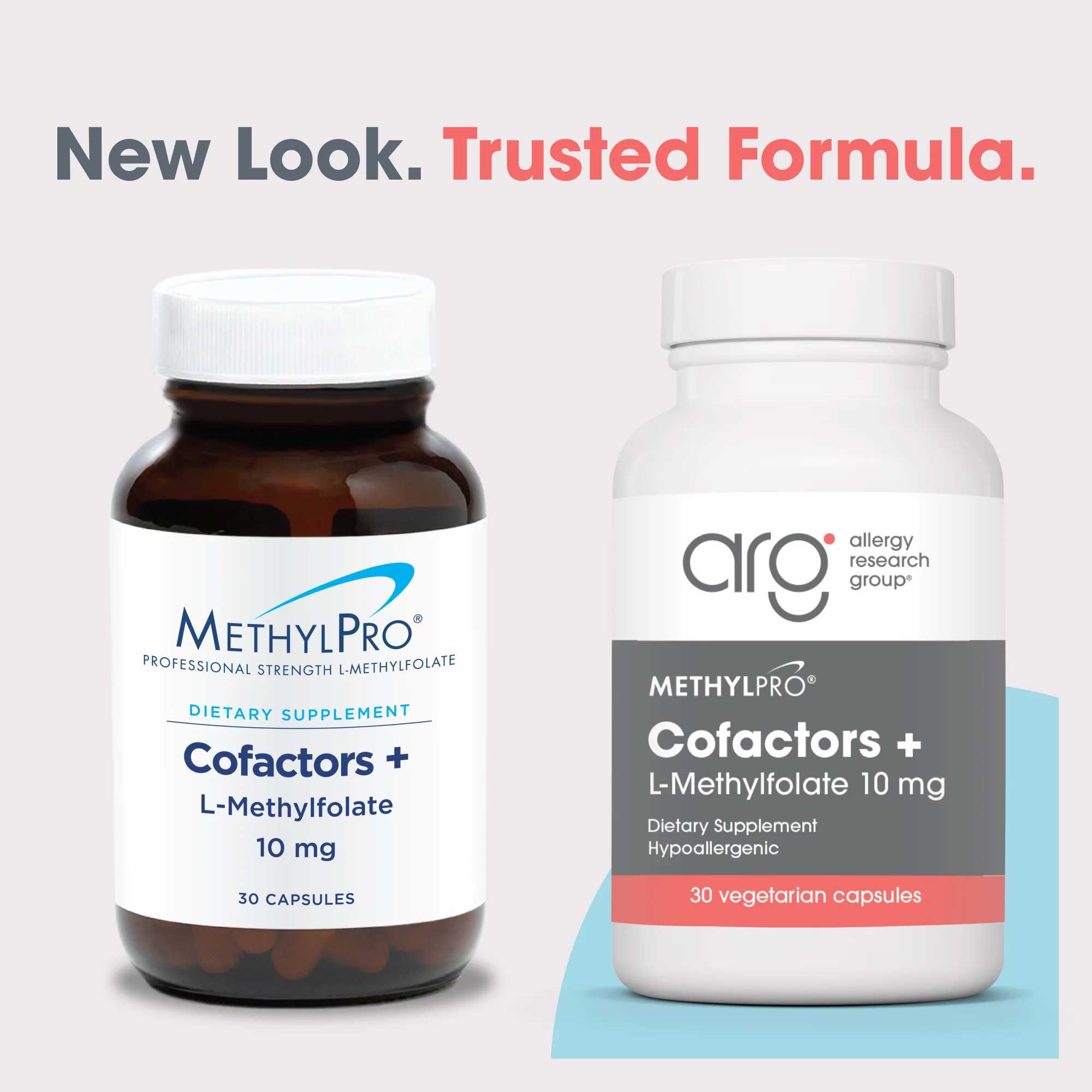 Allergy Research Group Cofactors + L-Methylfolate 10 mg (Formerly MethylPro) New Look