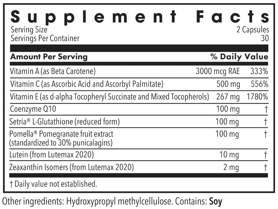 Allergy Research Group Deluxe Scavengers (Formerly Metabolic Maintenance) Ingredients