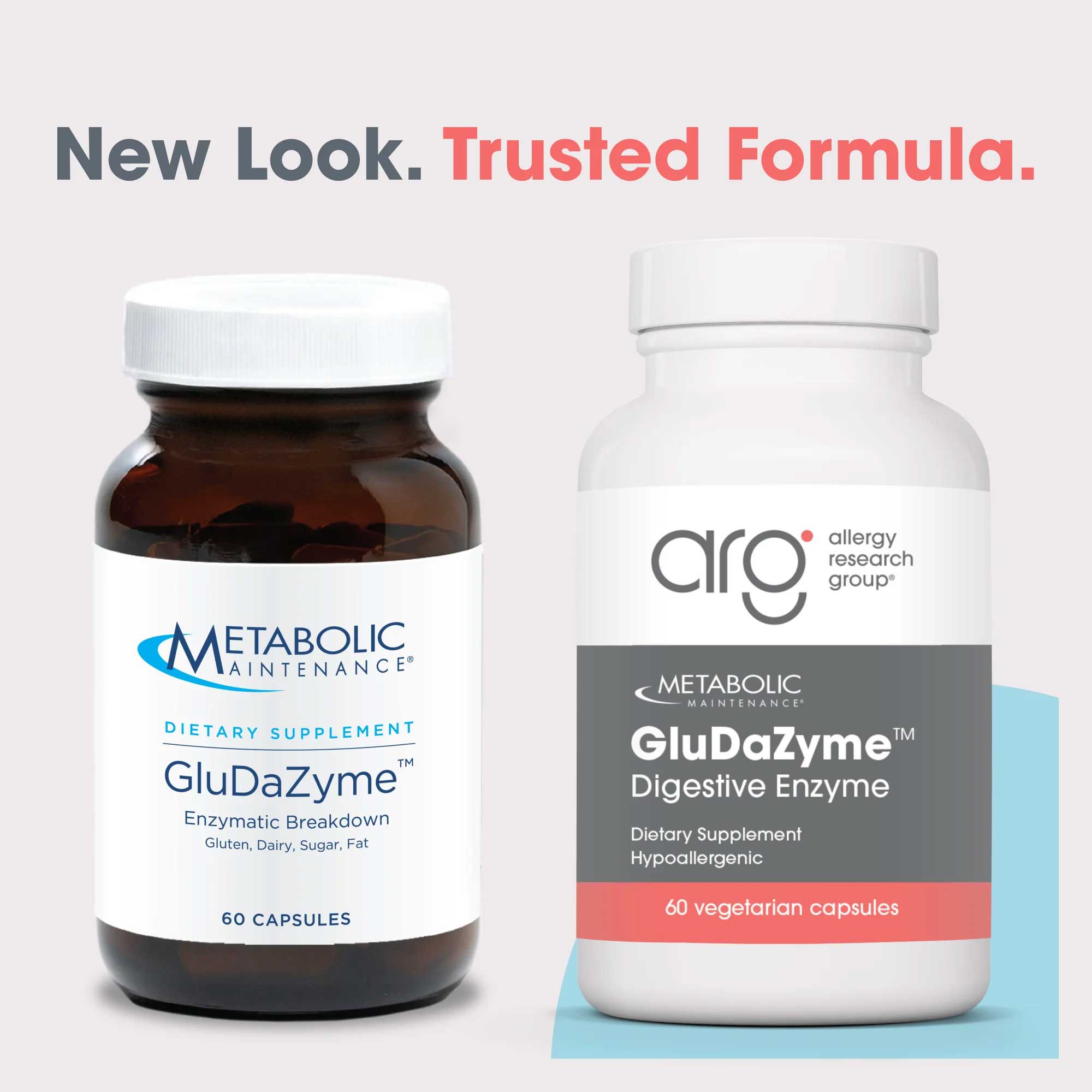 Allergy Research Group GluDaZyme™ (Formerly Metabolic Maintenance) New Look