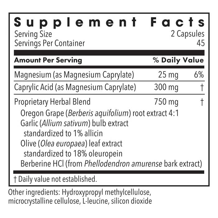 Allergy Research Group Happy Belly (Formerly Metabolic Maintenance) Ingredients