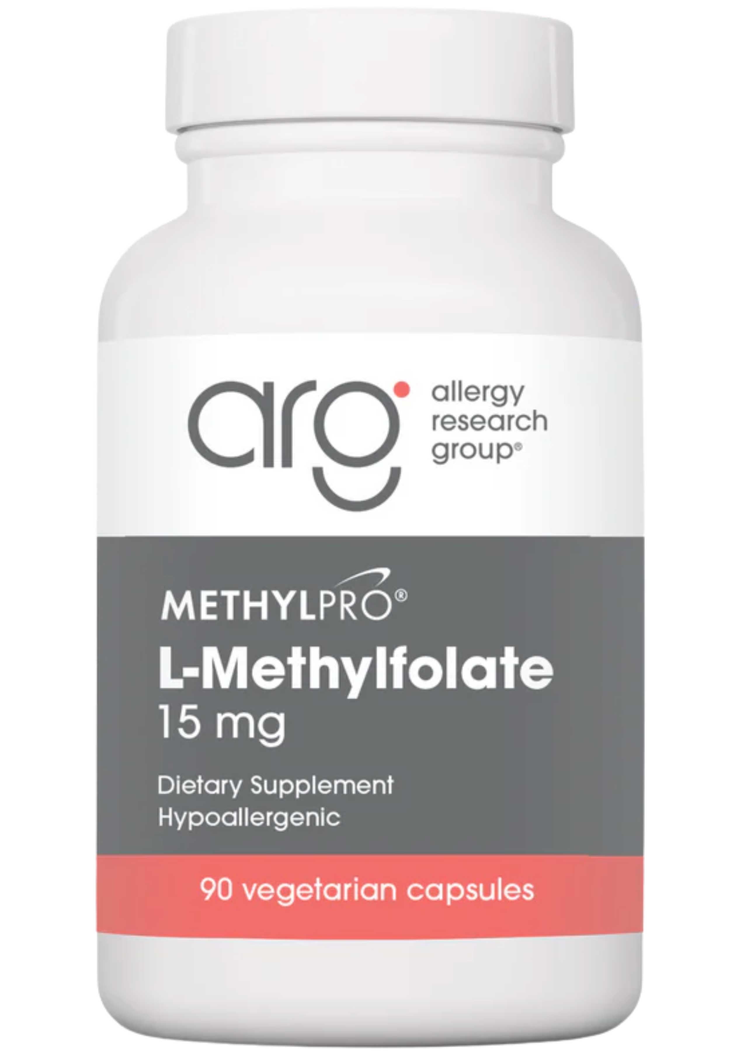 Allergy Research Group L-Methylfolate 15 mg (Formerly MethylPro)
