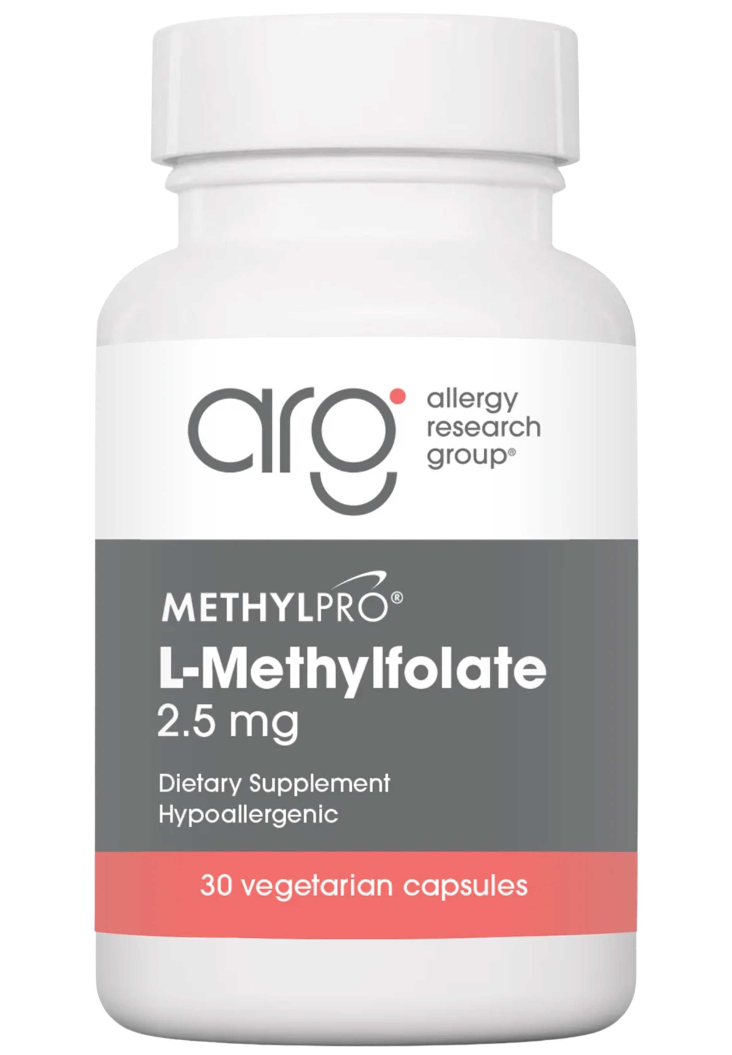 Allergy Research Group L-Methylfolate 2.5 mg (Formerly MethylPro)