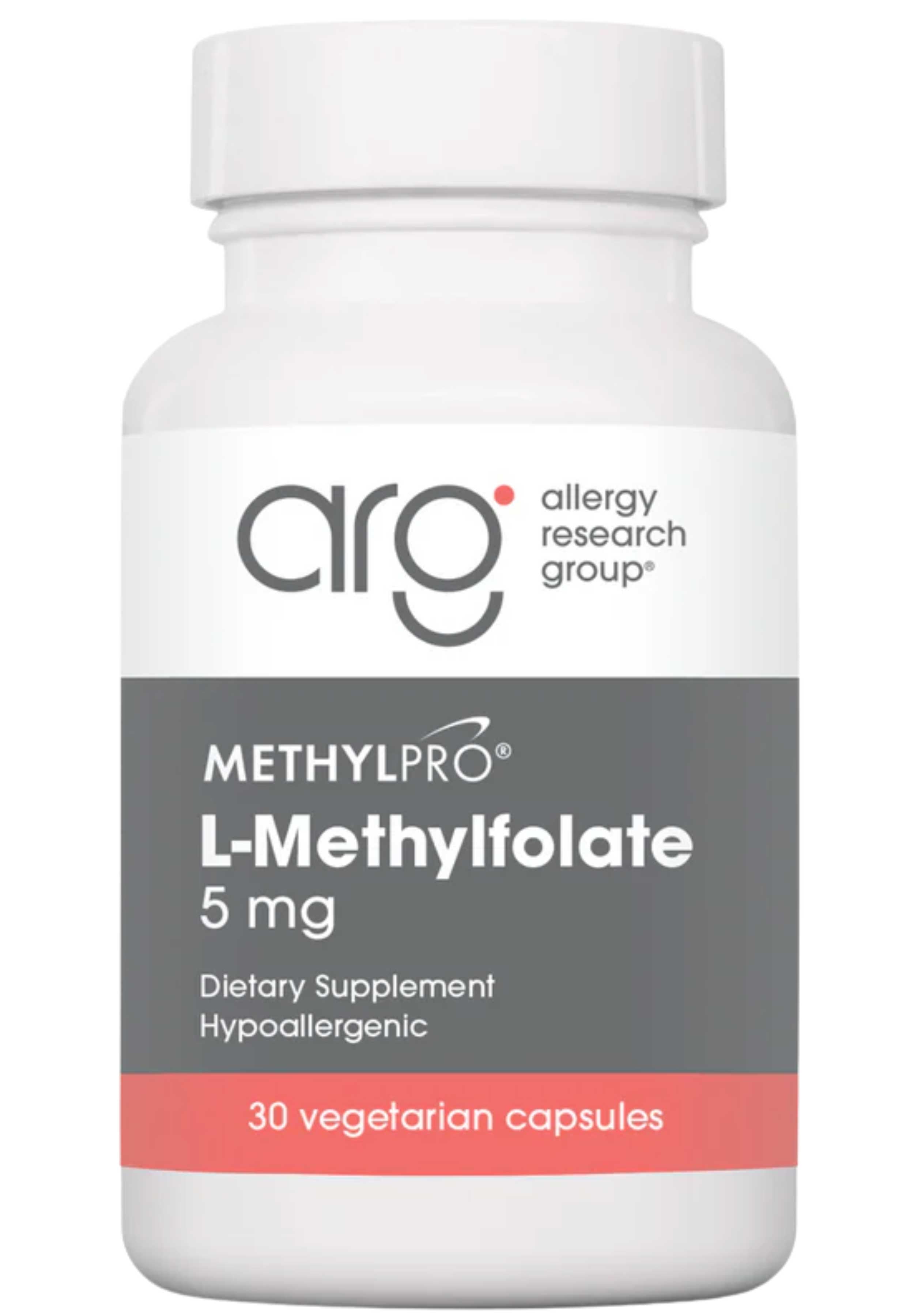 Allergy Research Group L-Methylfolate 5 mg (Formerly MethylPro)