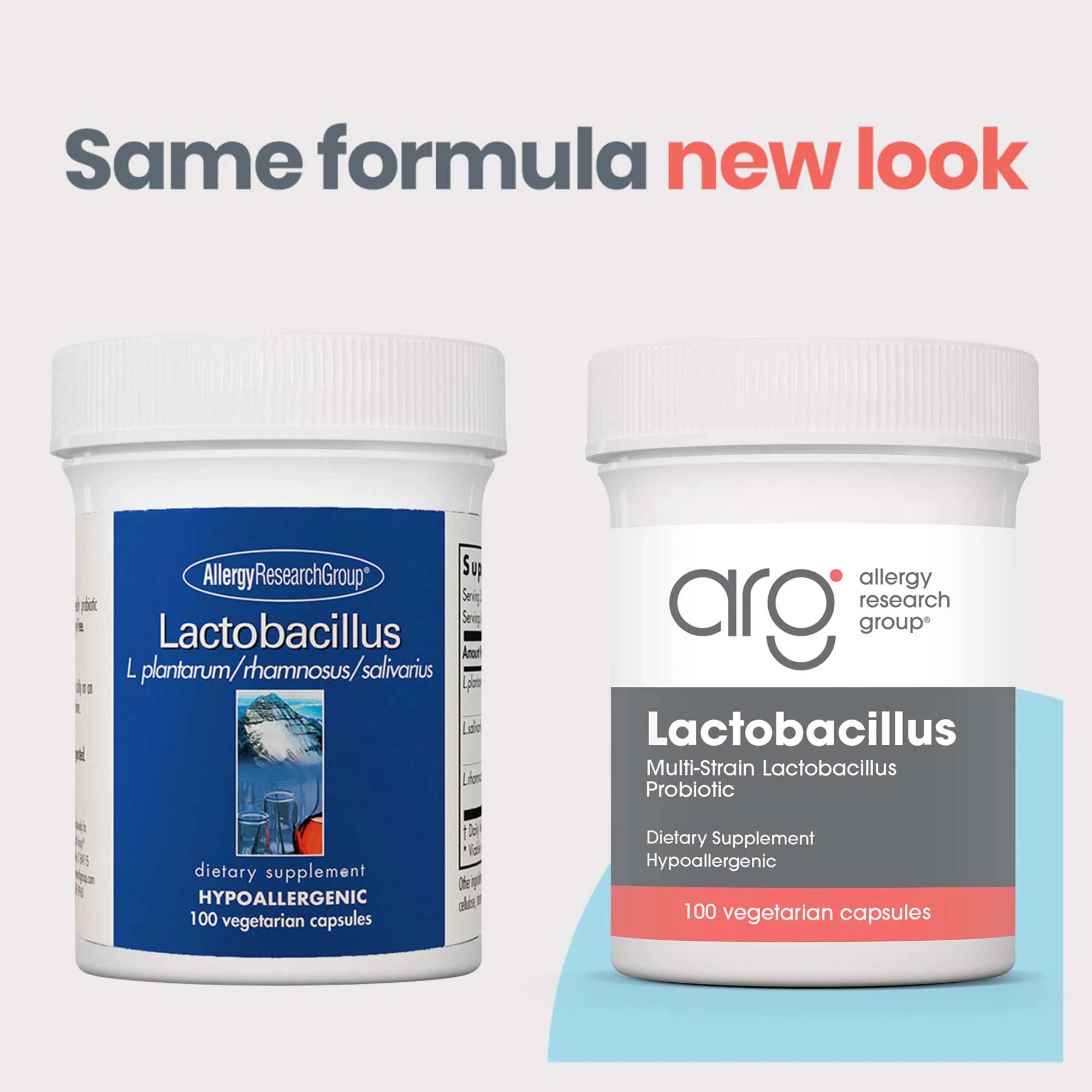 Allergy Research Group Lactobacillus New Look