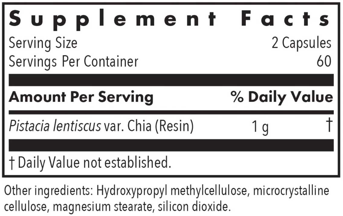 Allergy Research Group Mastica Ingredients