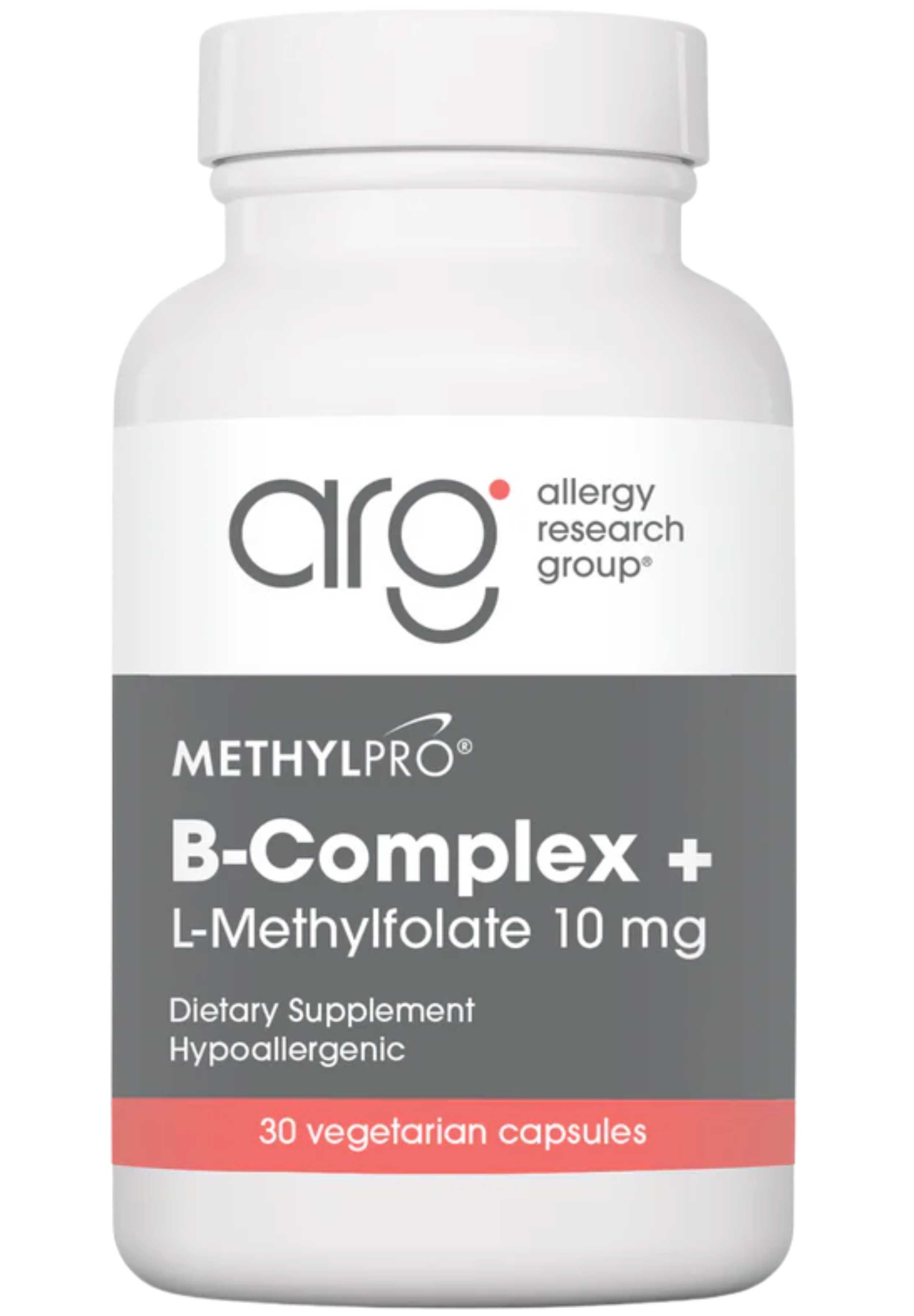 Allergy Research Group MethylPro B-Complex + L-Methylfolate 10 mg (Formerly MethylPro)
