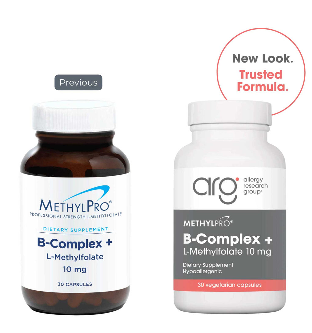 Allergy Research Group MethylPro B-Complex + L-Methylfolate 10 mg ...