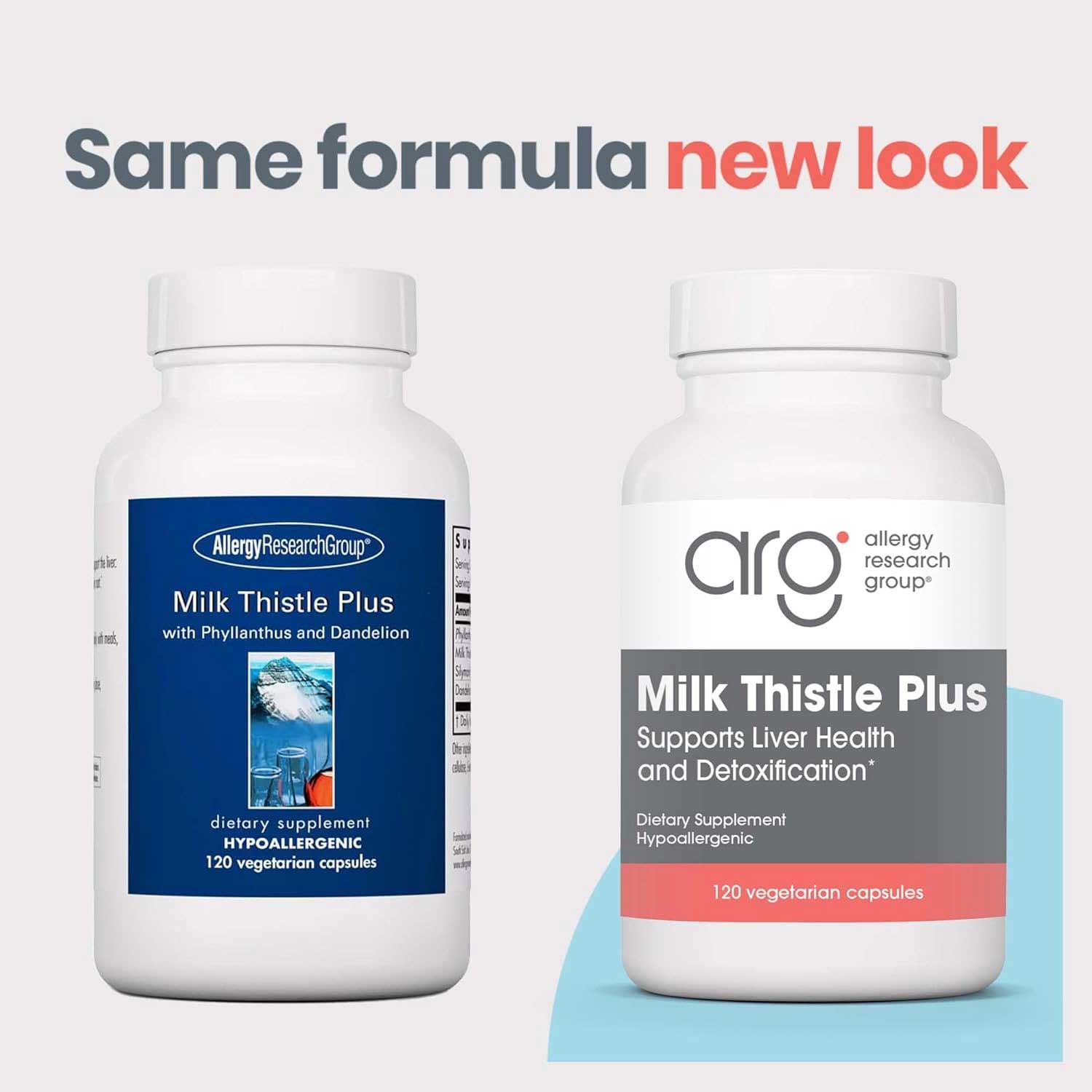 Allergy Research Group Milk Thistle Plus New Look