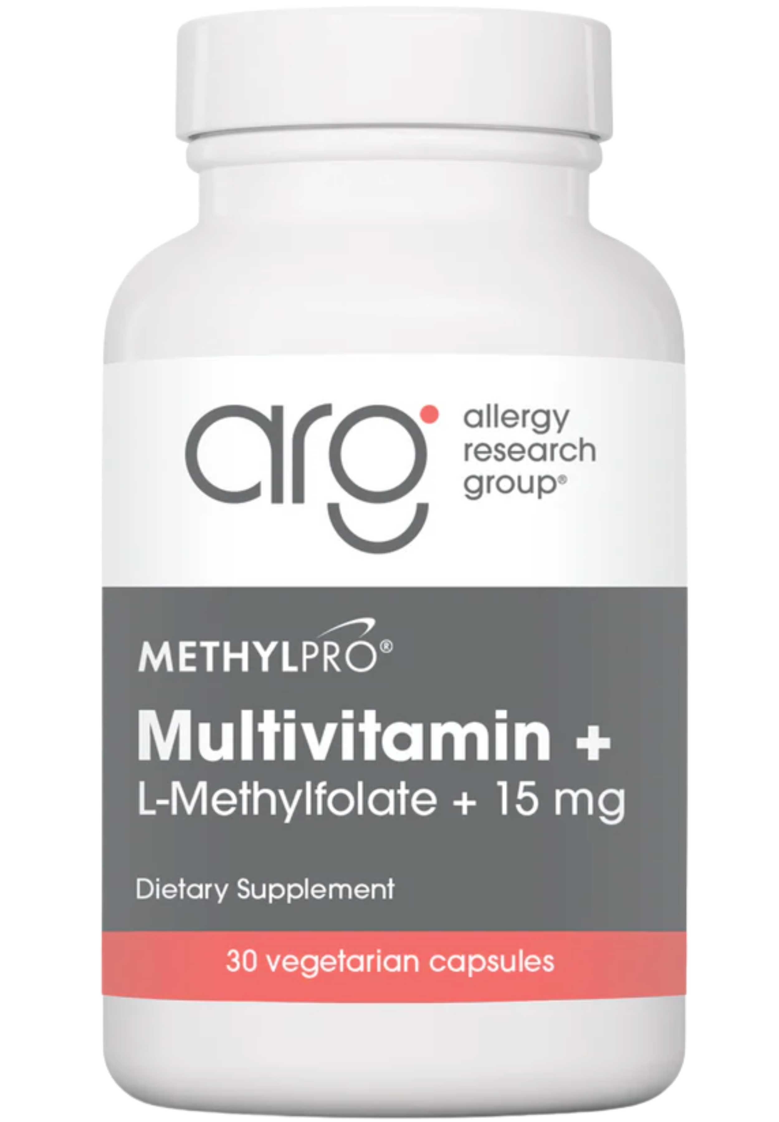 Allergy Research Group Multivitamin + L-Methylfolate 15 mg (Formerly MethylPro) 