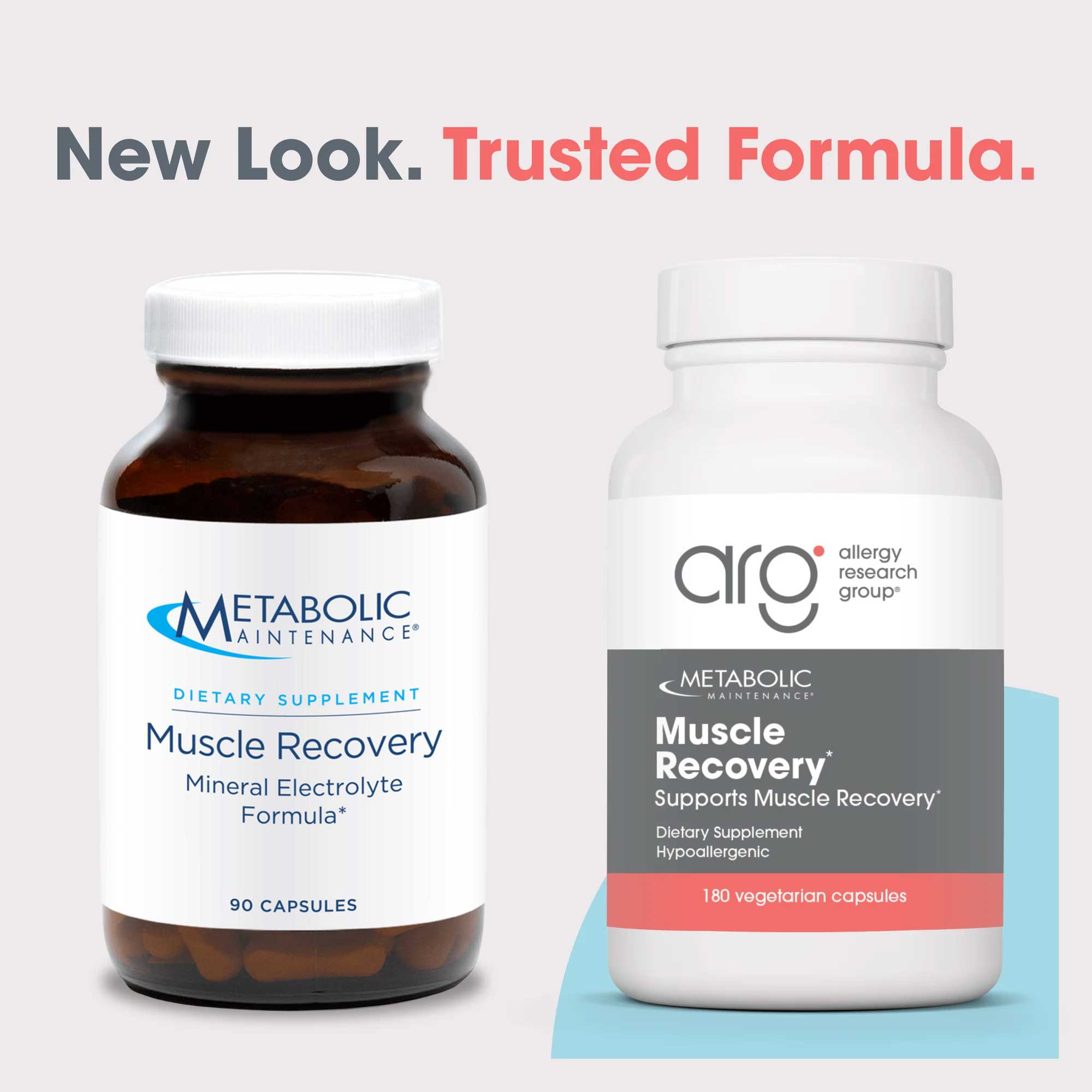 Allergy Research Group Muscle Recovery (Formerly Metabolic Maintenance) New Look