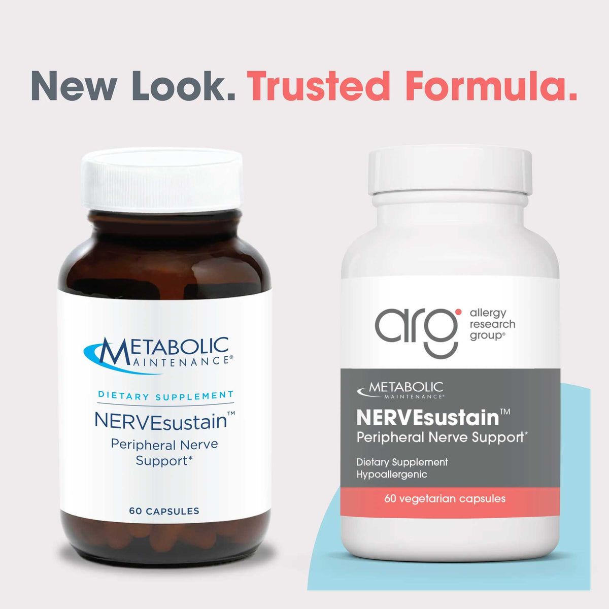 Allergy Research Group NERVEsustain (Formerly Metabolic Maintenance) New Look