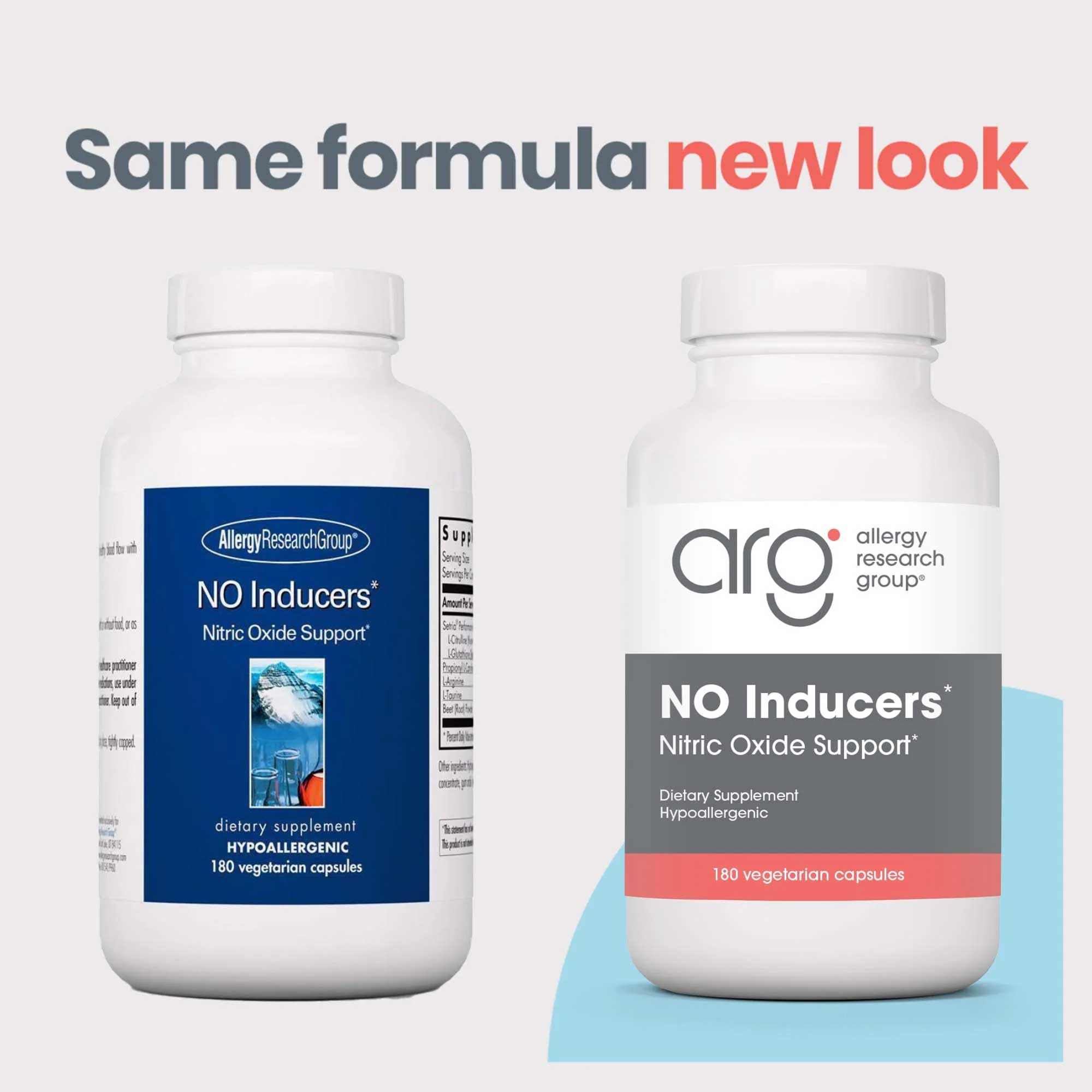 Allergy Research Group NO Inducers New Look