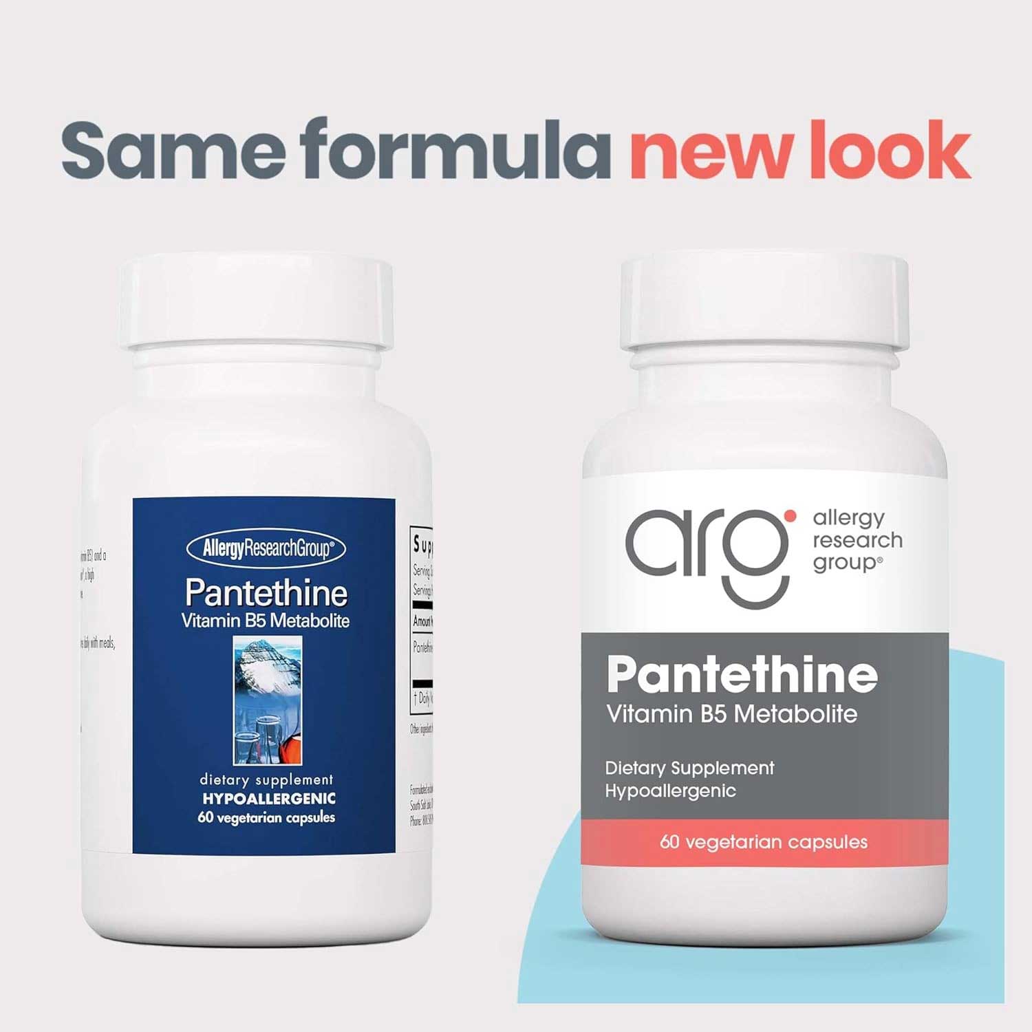 Allergy Research Group Pantethine New Look