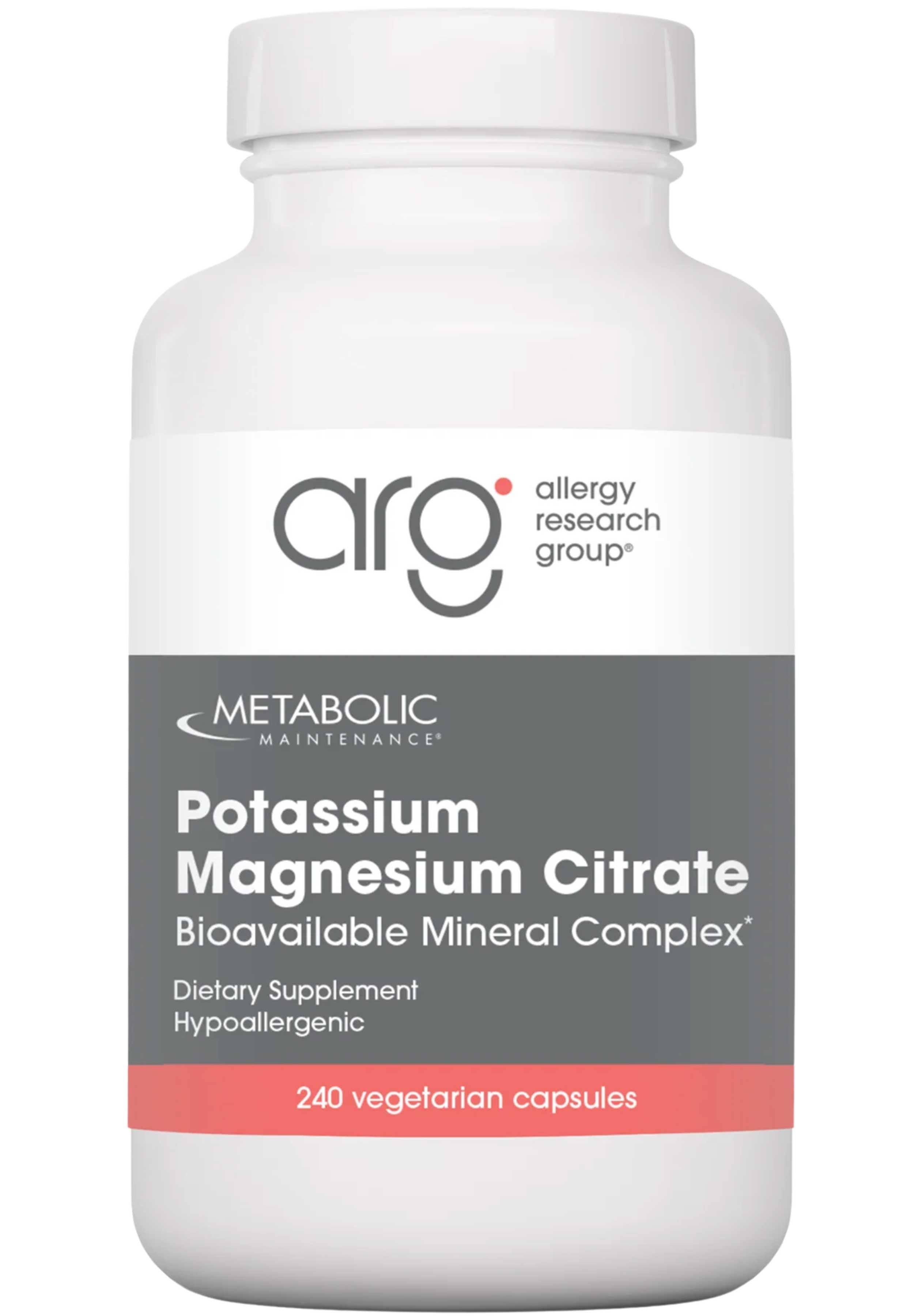 Allergy Research Group Potassium Magnesium Citrate (Formerly Metabolic Maintenance)