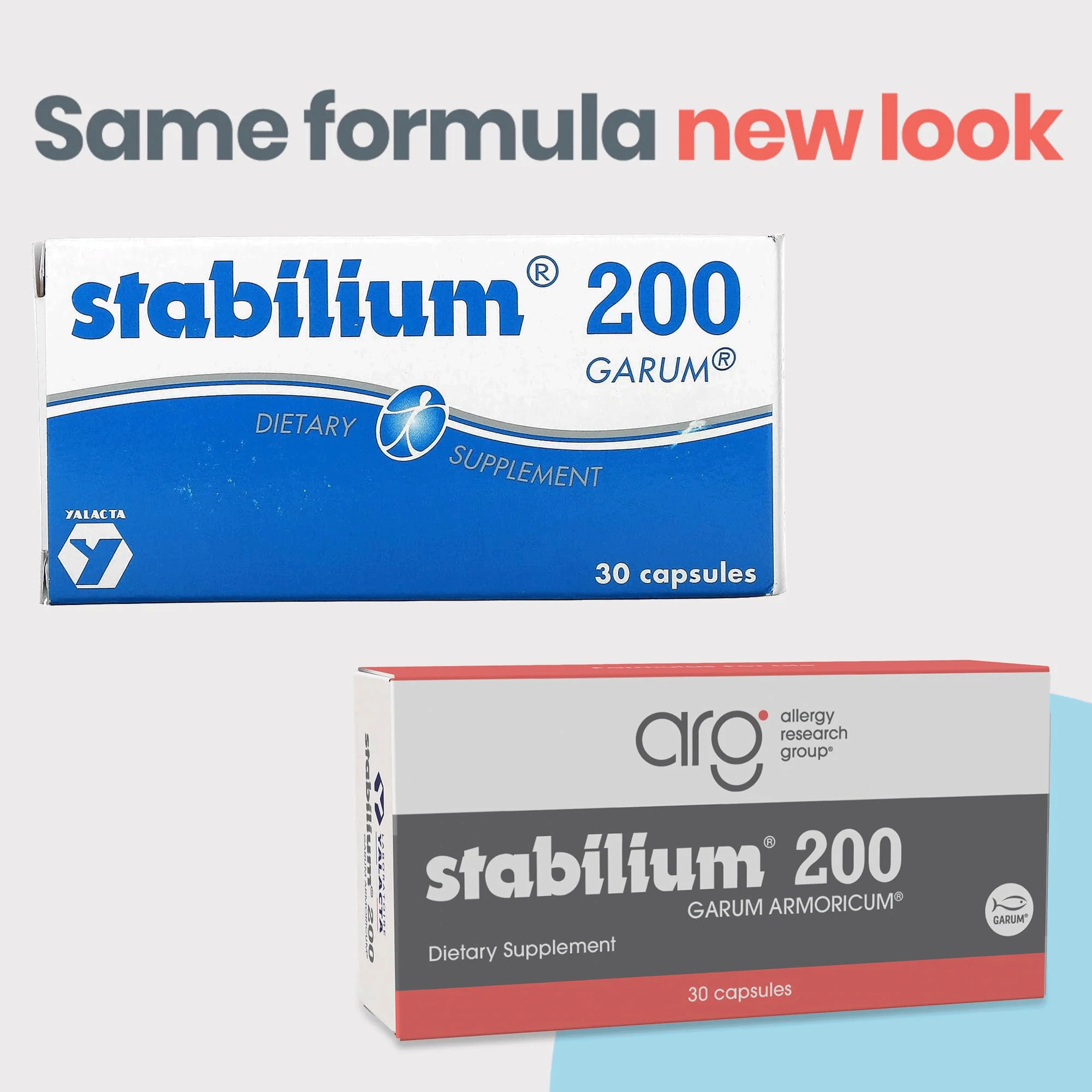 Allergy Research Group Stabilium 200 Garum Armoricum New Look