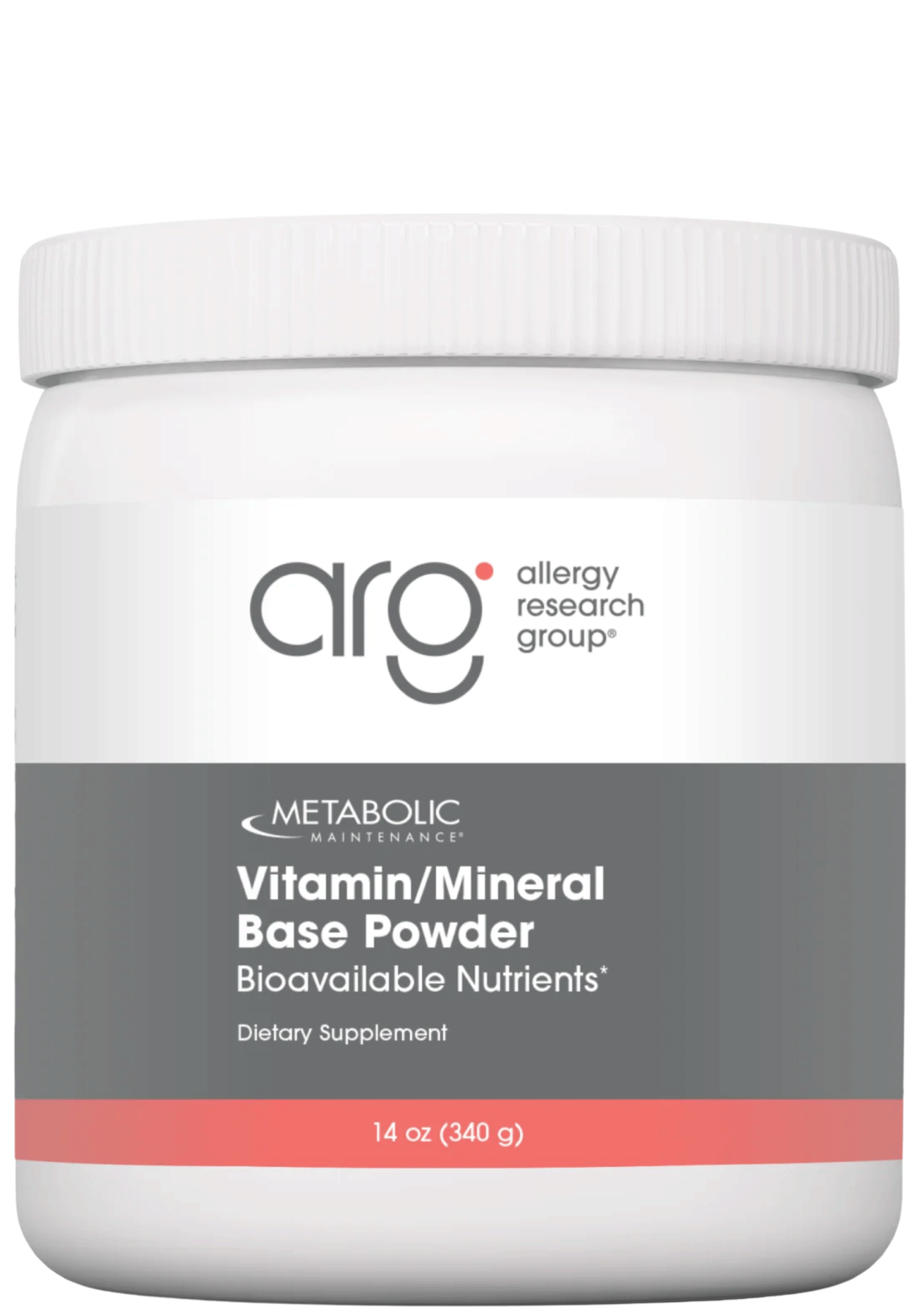 Allergy Research Group Vitamin/Mineral Base Powder (Formerly Metabolic Maintenance)