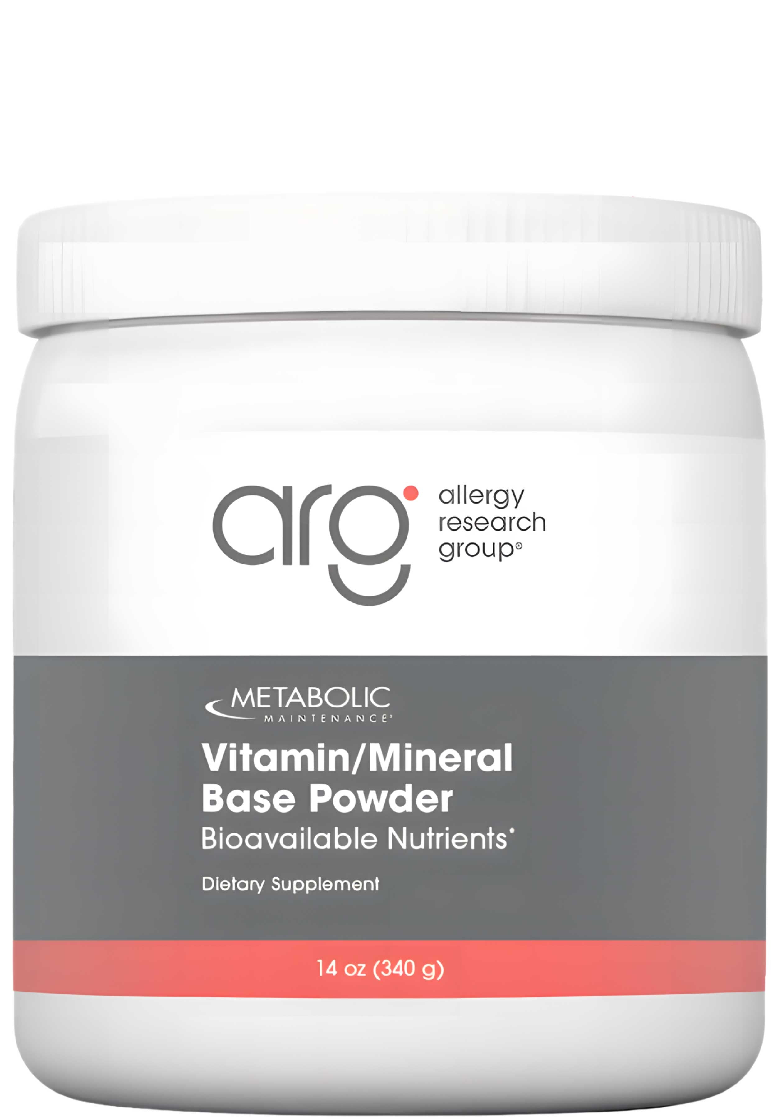 Allergy Research Group Vitamin/Mineral Base Powder (Formerly Metabolic Maintenance)