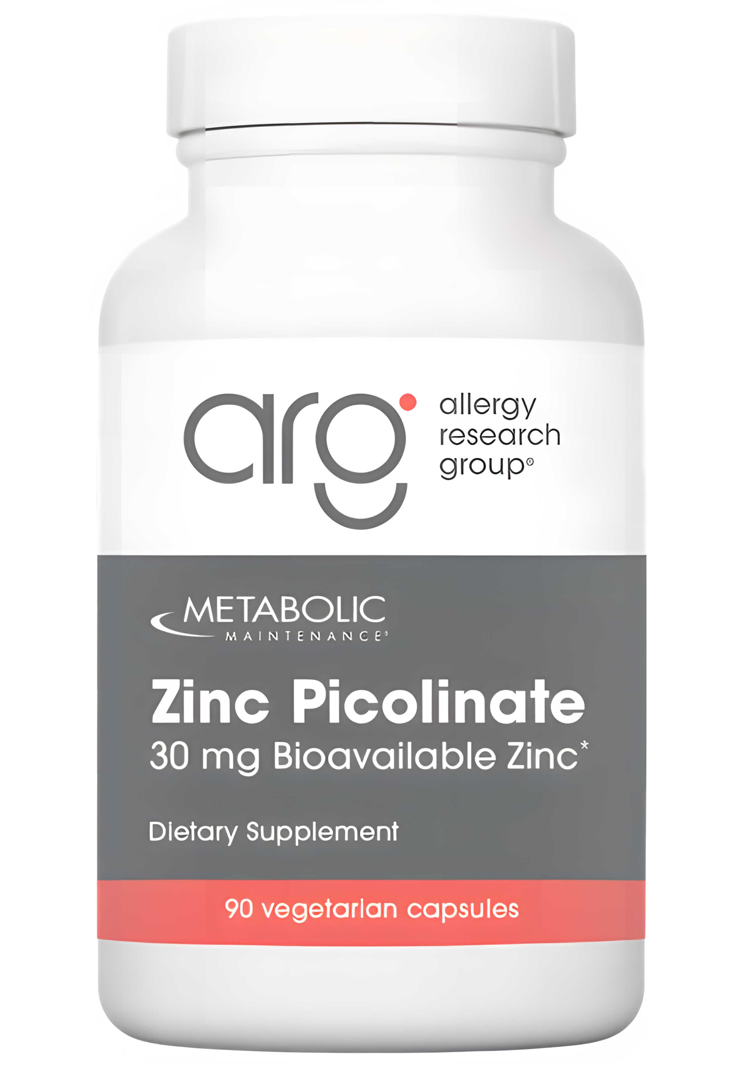 Allergy Research Group Zinc Picolinate 30 mg (Formerly Metabolic Maintenance)