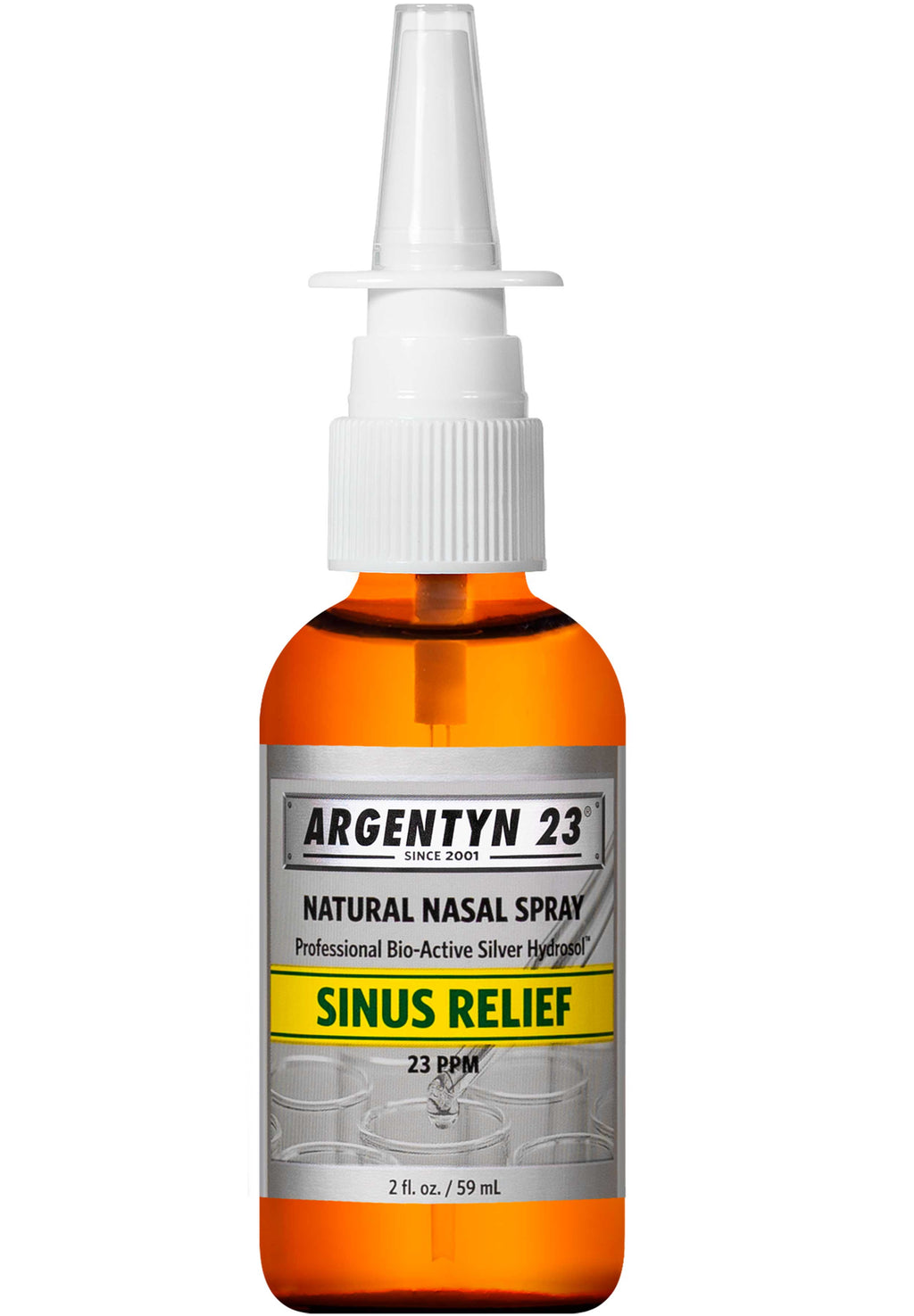Argentyn 23 Professional Bio-Active Silver Hydrosol Natural Nasal Spray ...