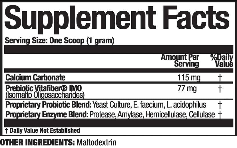 Arthur Andrew Medical Novequin PET Ingredients