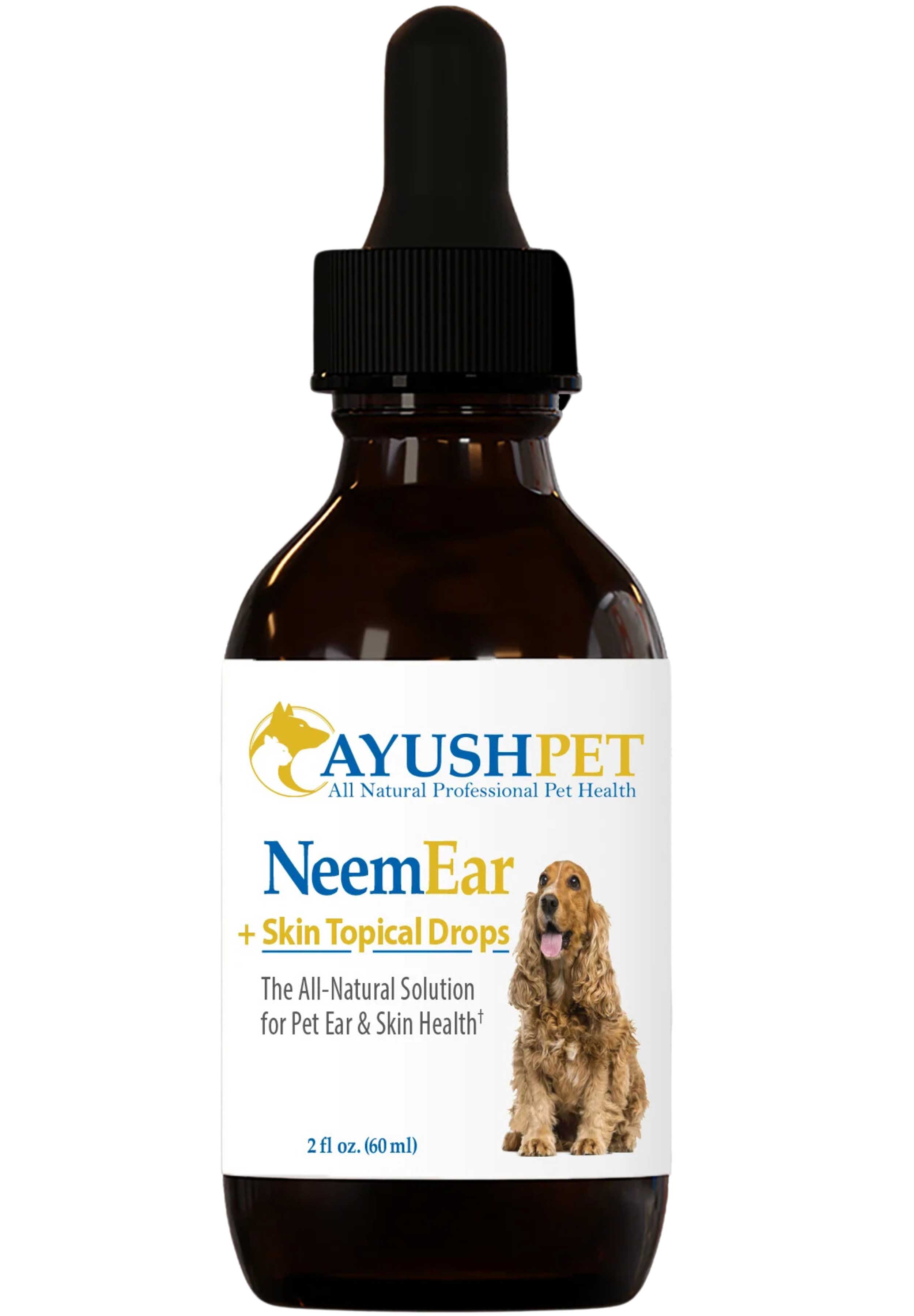 Ayush Herbs Ayush Pet Neem Ear + Skin Topical Drops