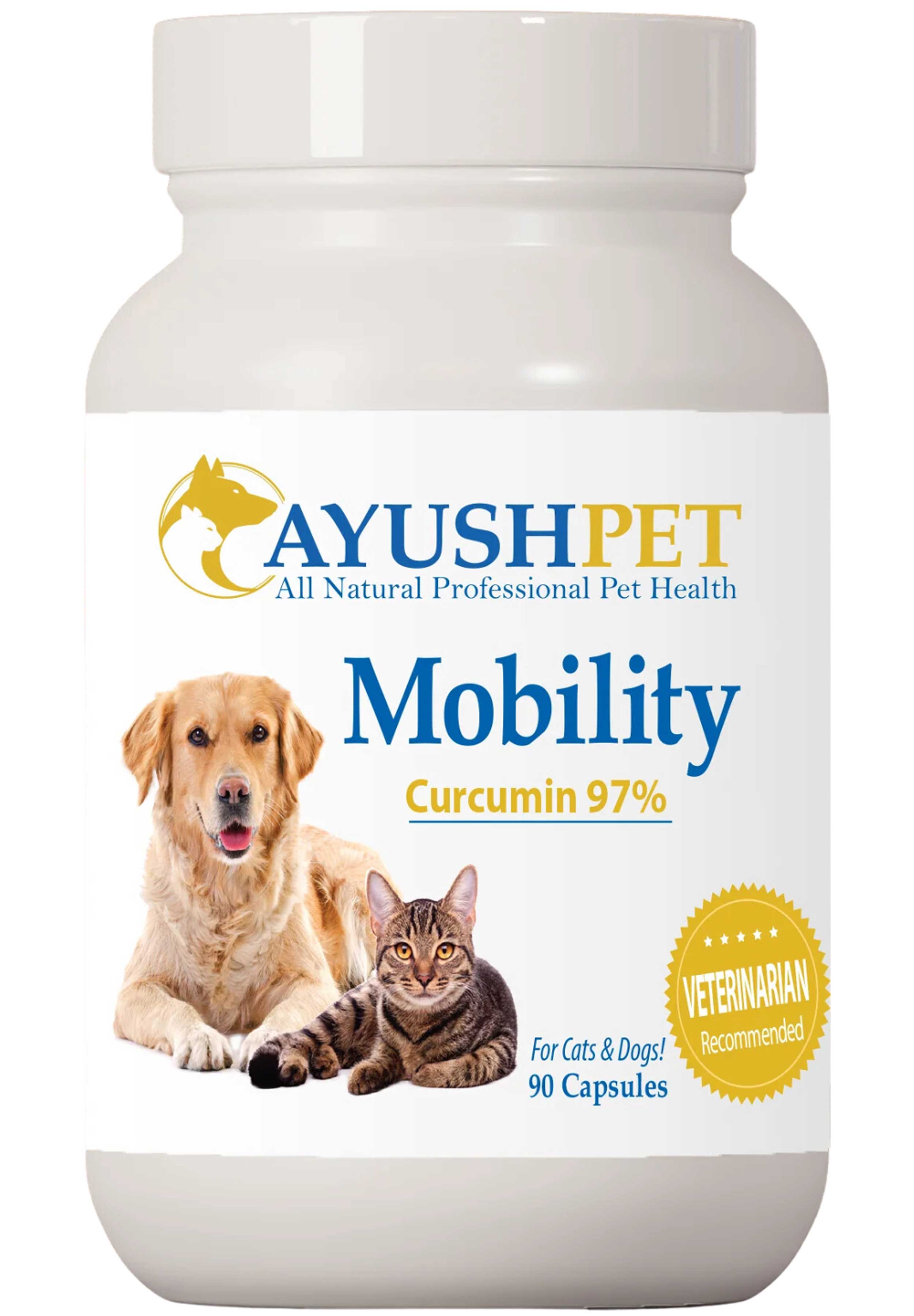 Ayush Herbs Muscle and Joint Mobility Pet Curcumin 97%