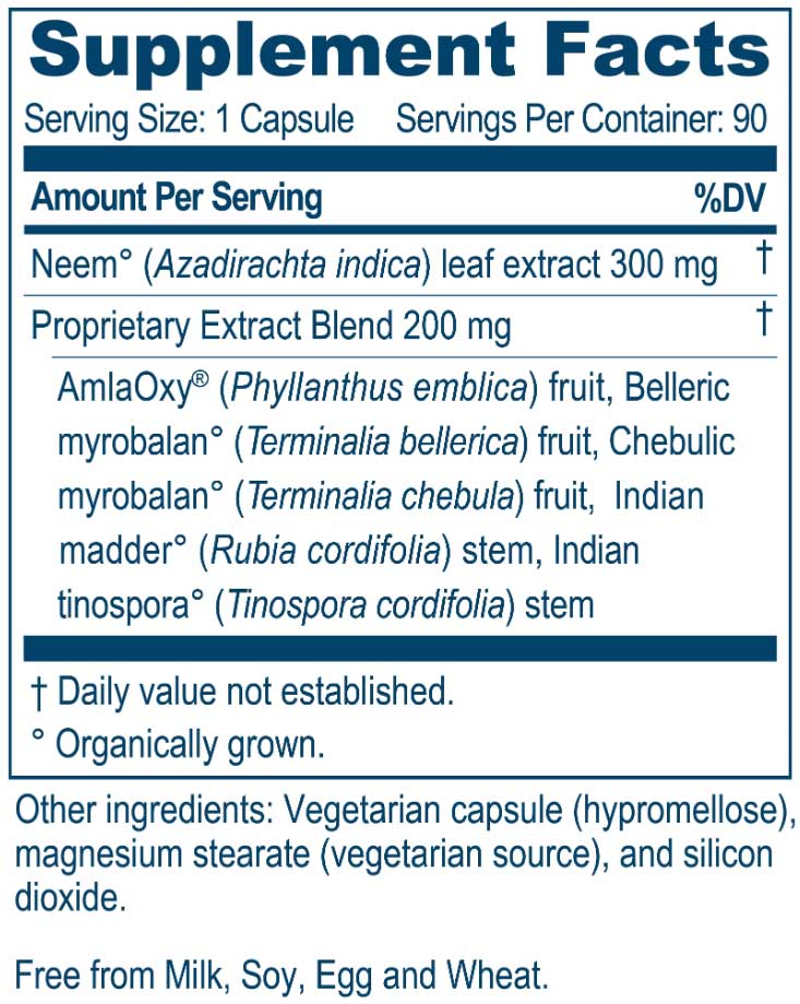 Ayush Herbs Neem Plus Ingredients