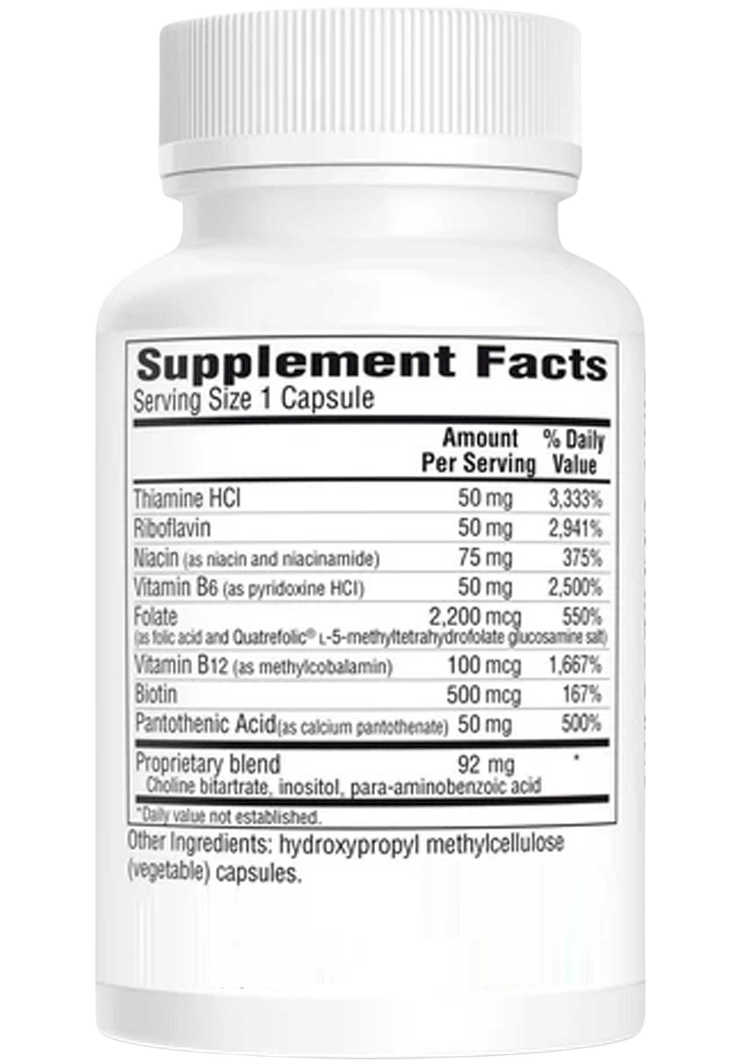 Bio-Tech Pharmacal B-Stress (B Complex) Ingredients